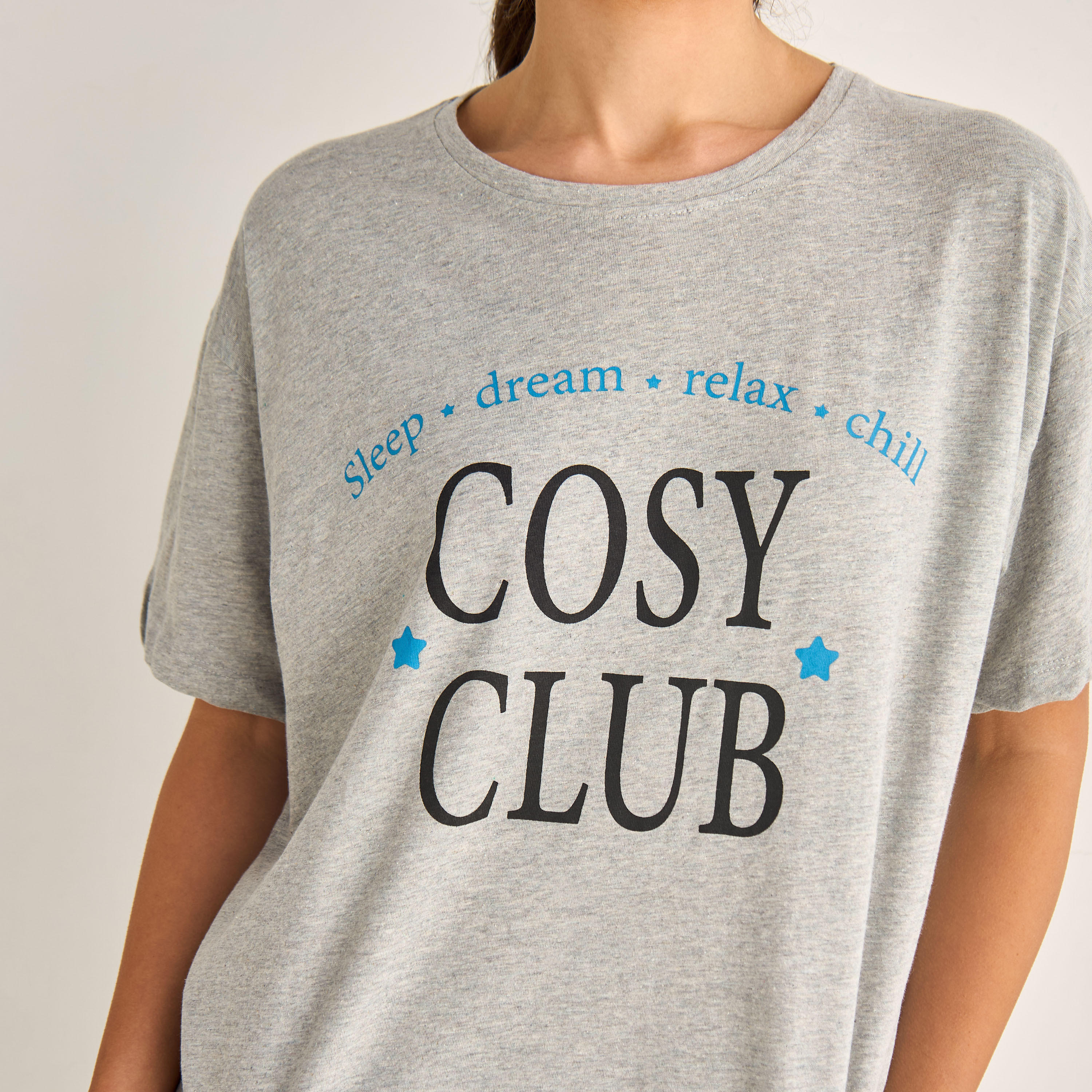 Pyjama Short Set T-shirt and Shorts Cotton-women-clothing-nightwear-pyjamas-shortsets-image-5