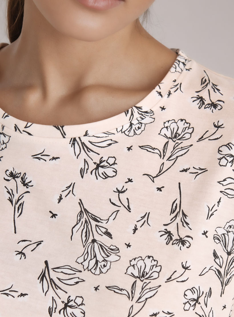 Pyjama Short Set T-shirt and Shorts Cotton-women-clothing-nightwear-pyjamas-shortsets-image-6