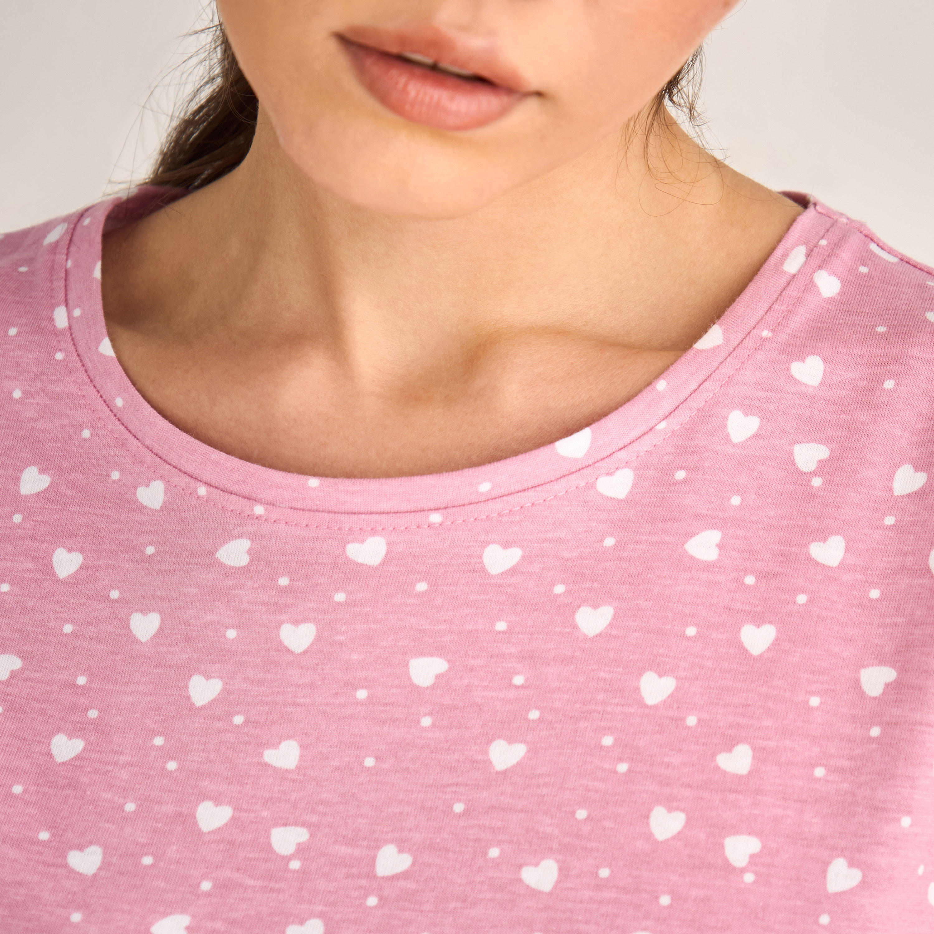 Pyjama Short Set T-shirt and Shorts Cotton-women-clothing-nightwear-pyjamas-shortsets-image-6