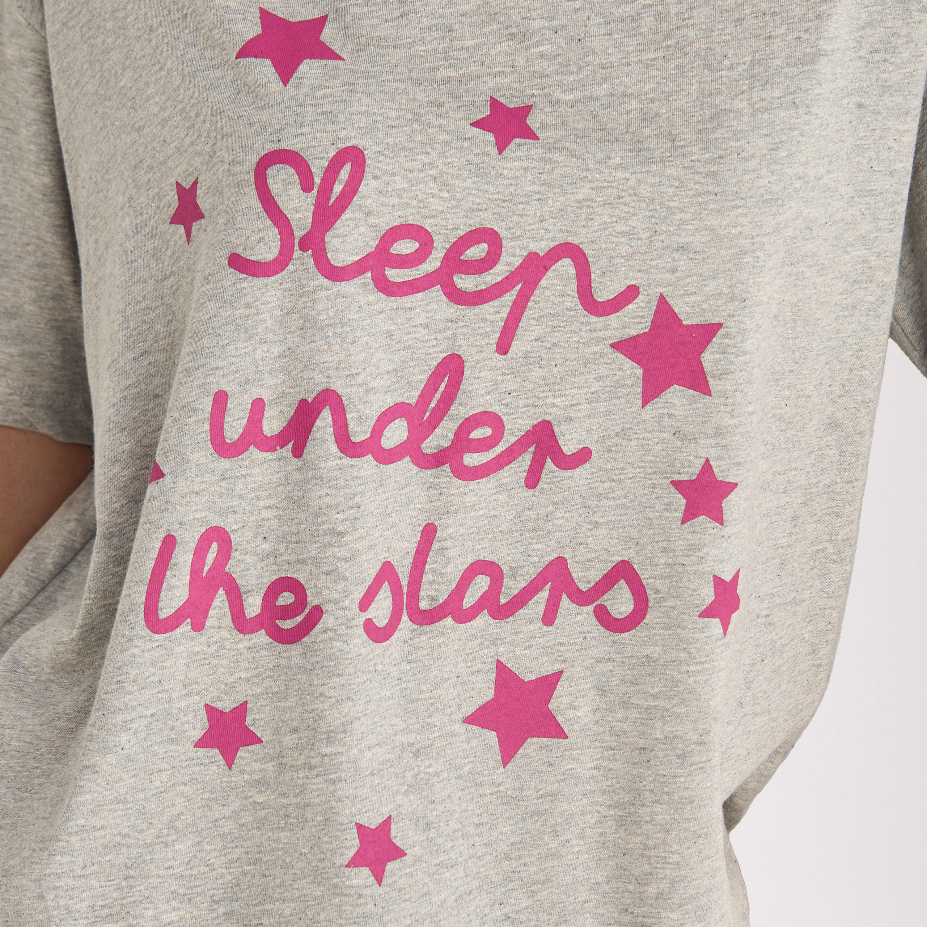 طقم بيجاما تيشيرت وشورت قطن-women-clothing-nightwear-pyjamas-shortsets-image-5