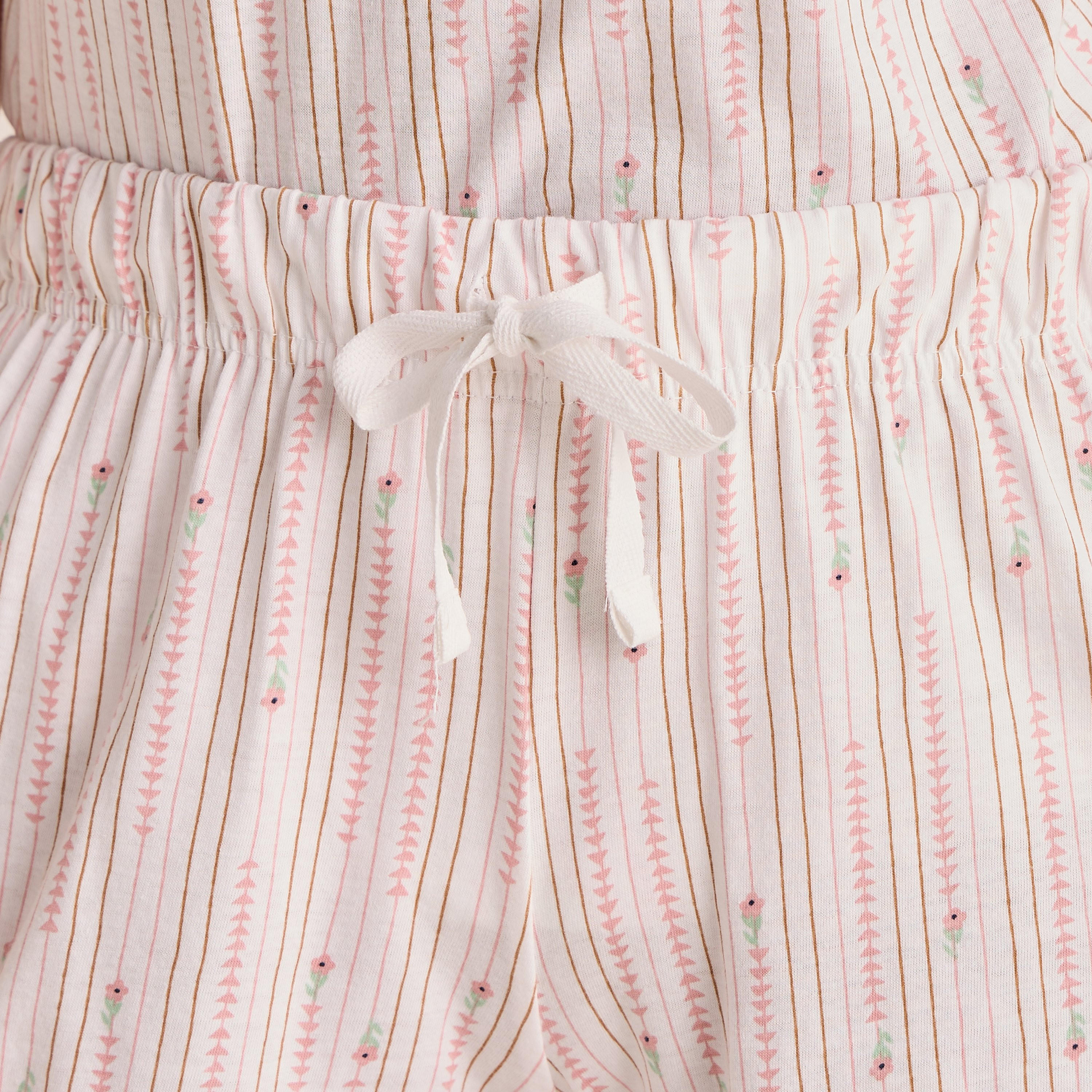 طقم شورت بيجاما وتيشيرت-women-clothing-nightwear-pyjamas-shortsets-image-1