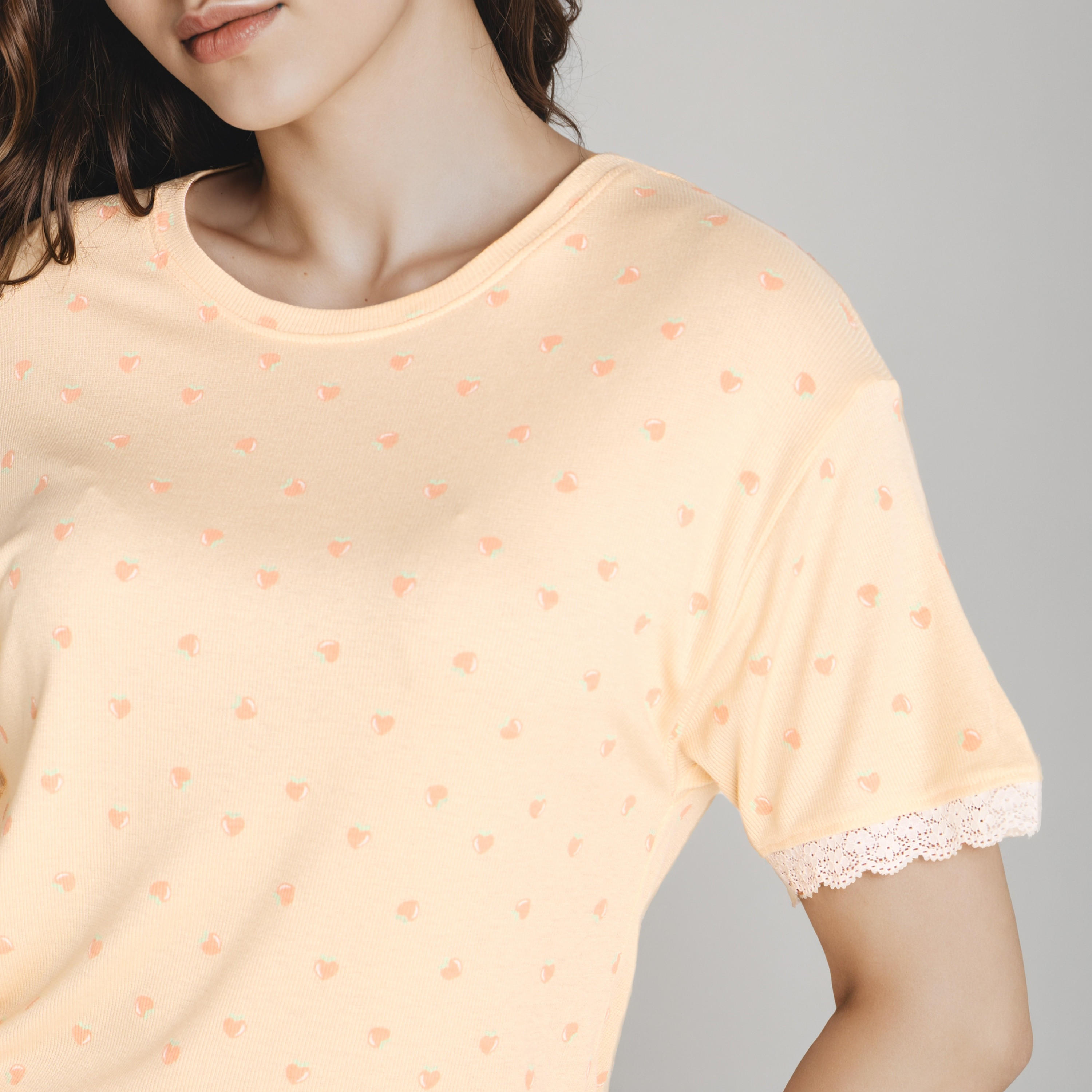 Printed T-shirt and Pyjama Set-women-clothing-nightwear-pyjamas-longsets-image-5