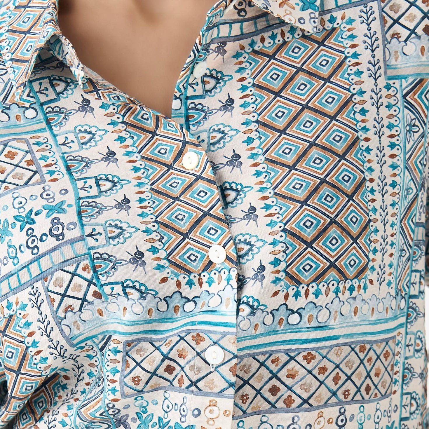 Regular Fit Viscose Printed Shirt with Collar-women-clothing-shirtsandblouses-shirts-image-7