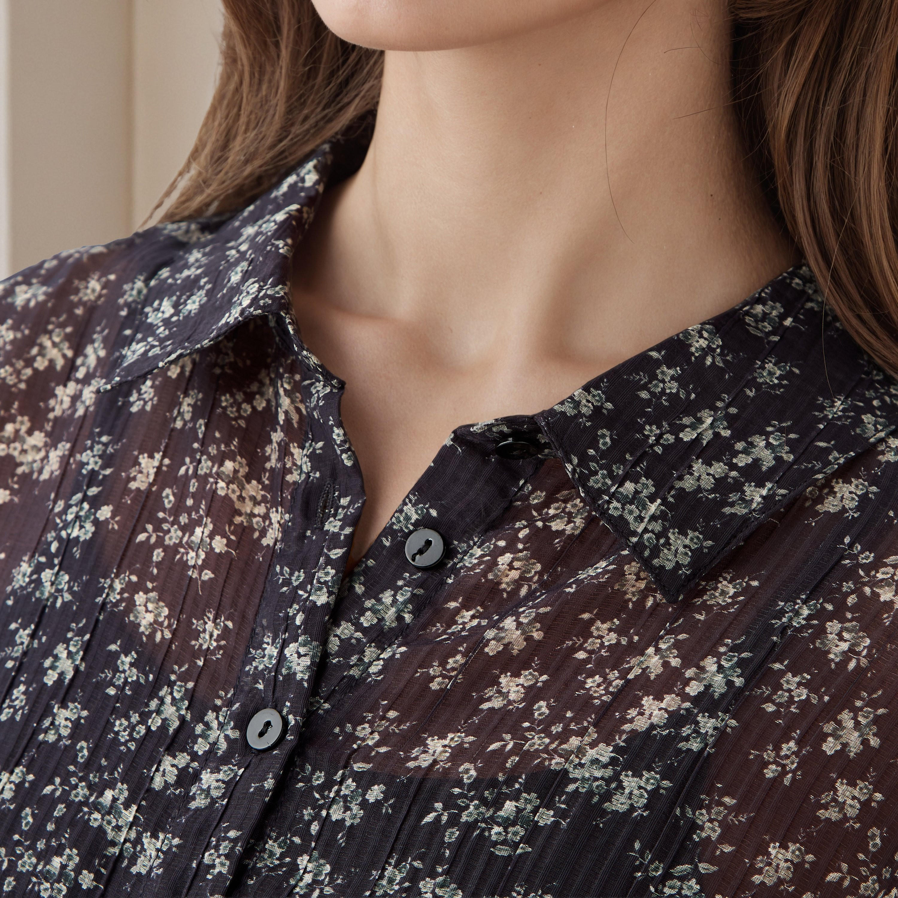 Regular Fit Viscose Floral Print Shirt with Collar-women-clothing-shirtsandblouses-shirts-image-5