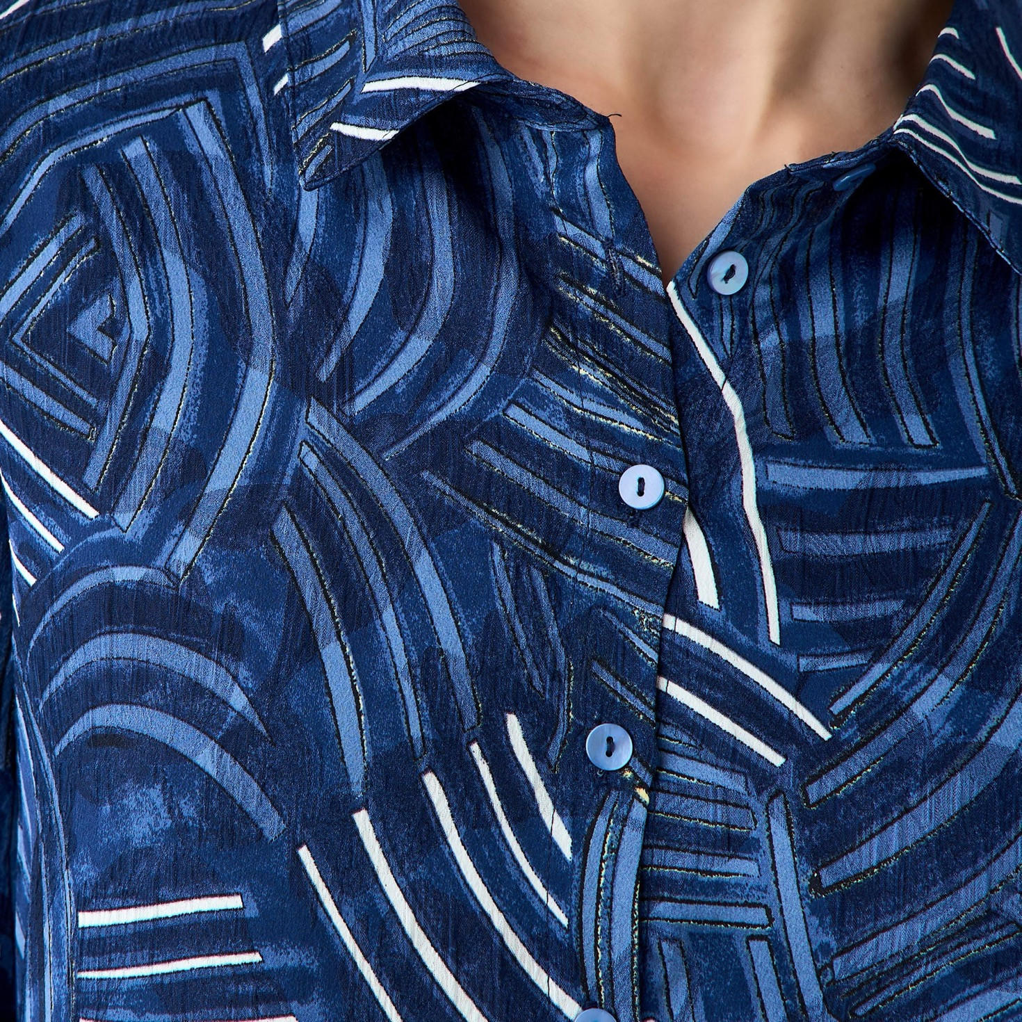 Regular Fit Viscose Printed Shirt with Collar-women-clothing-shirtsandblouses-shirts-image-4