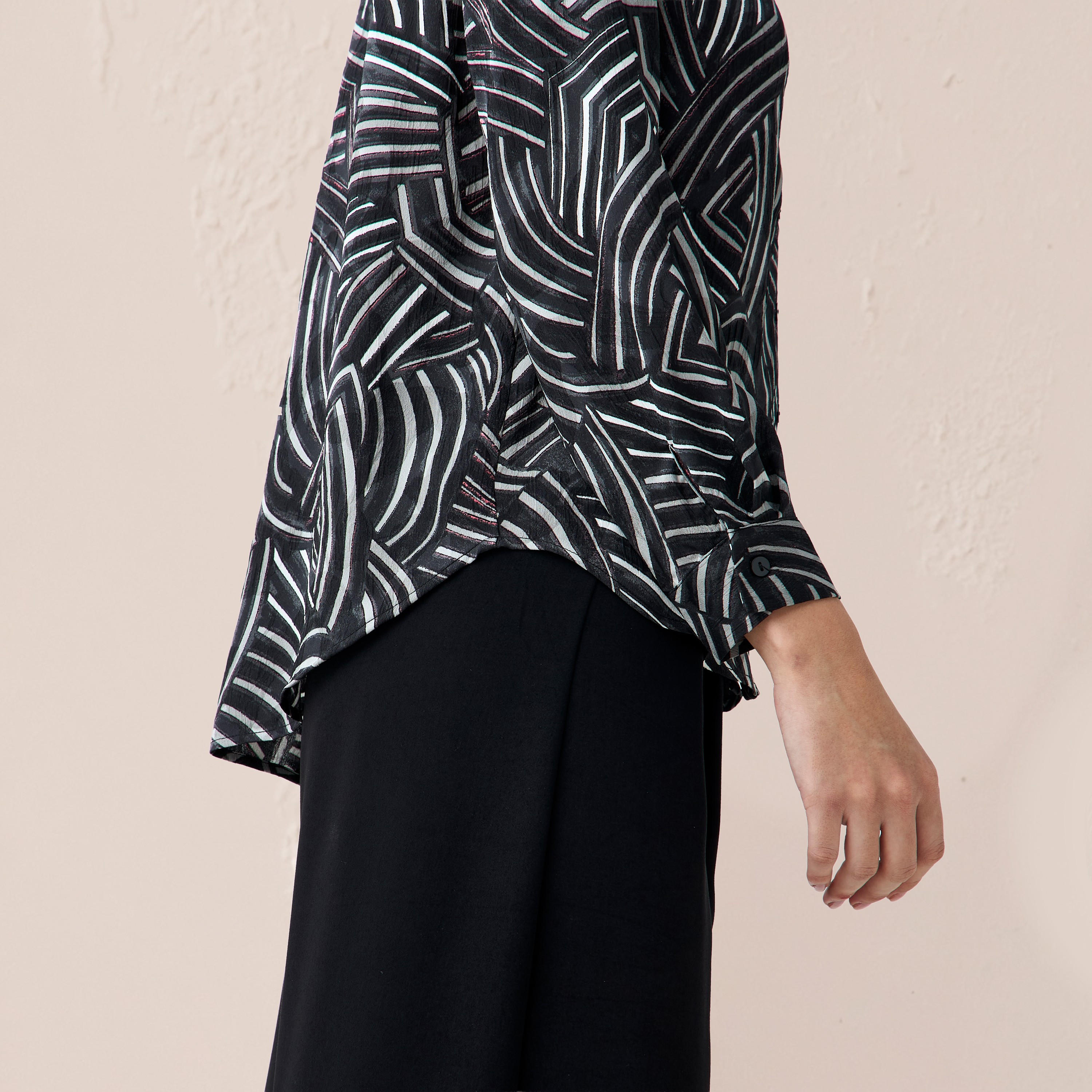 Regular Fit Viscose Printed Shirt with Collar-women-clothing-shirtsandblouses-shirts-image-6