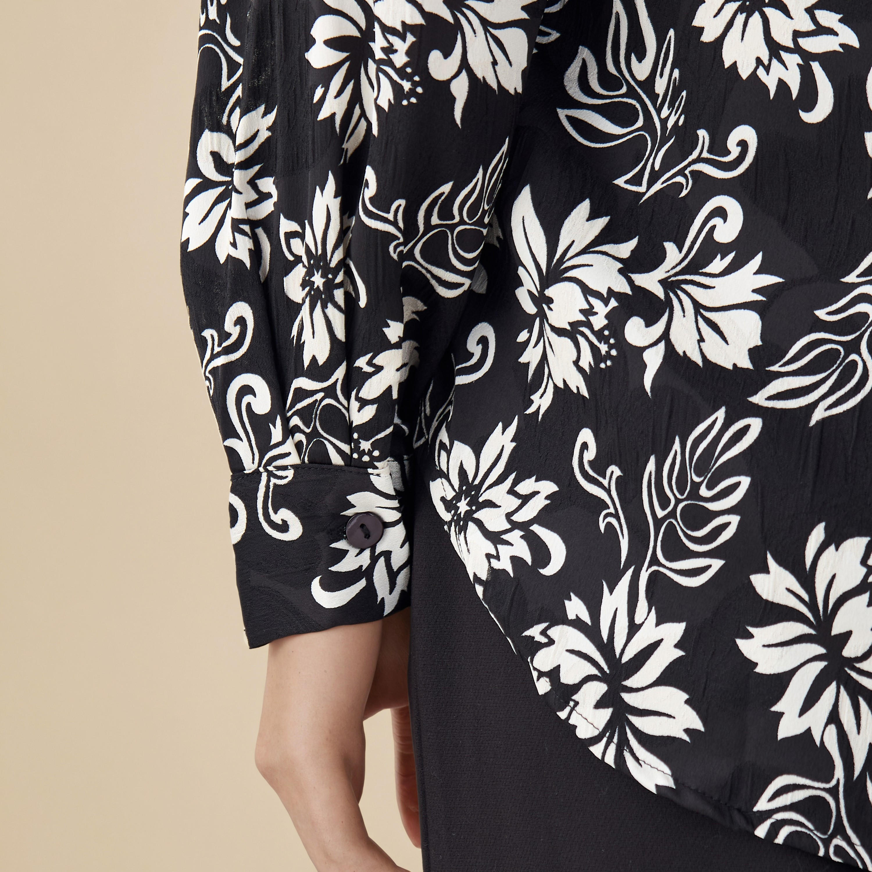 Regular Fit Viscose Floral Print Shirt with Collar-women-clothing-shirtsandblouses-shirts-image-5