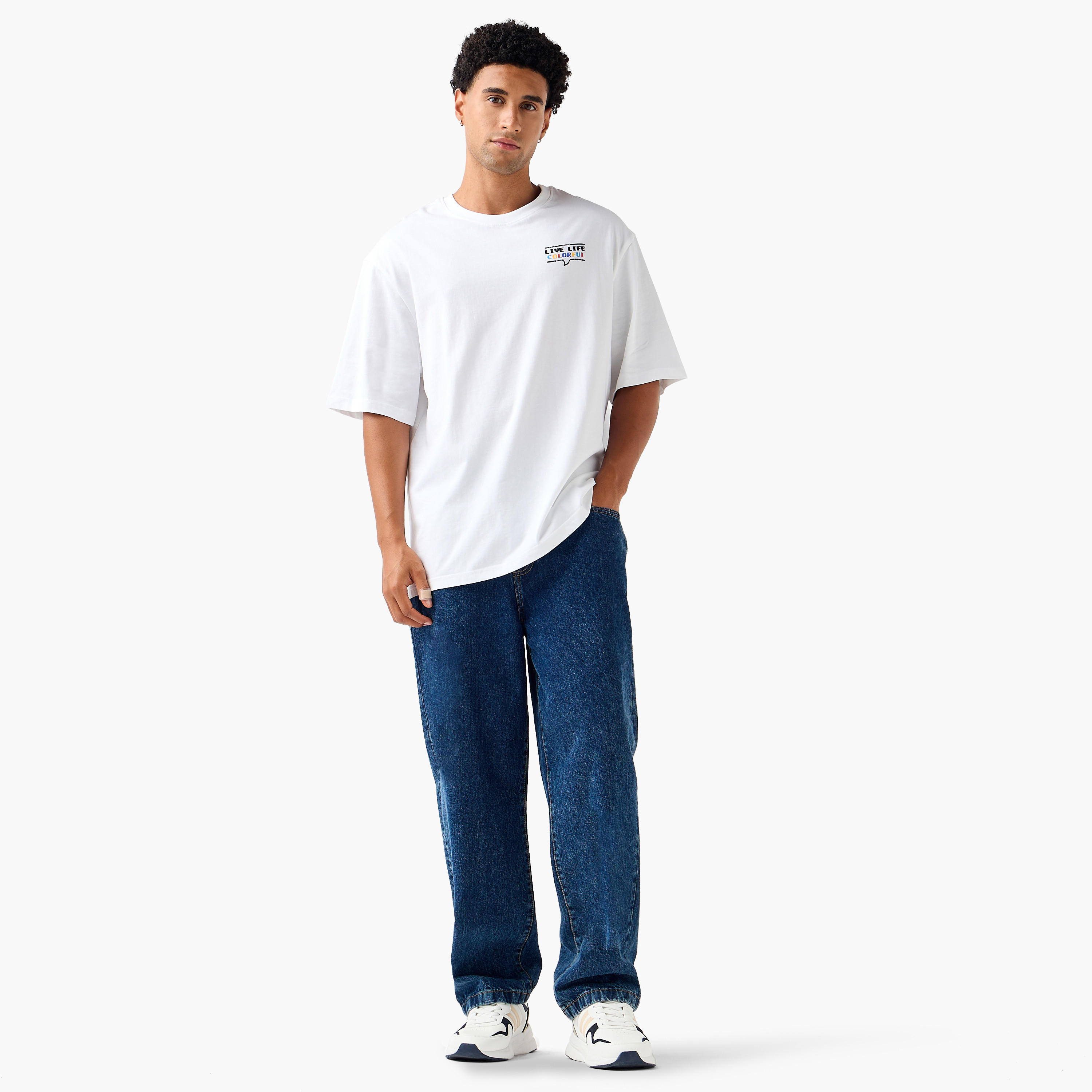 Men Regular Fit Crew Neck Short Sleeves Graphic Print T-Shirt-men-clothing-tshirtsandpolos-tshirts-image-2