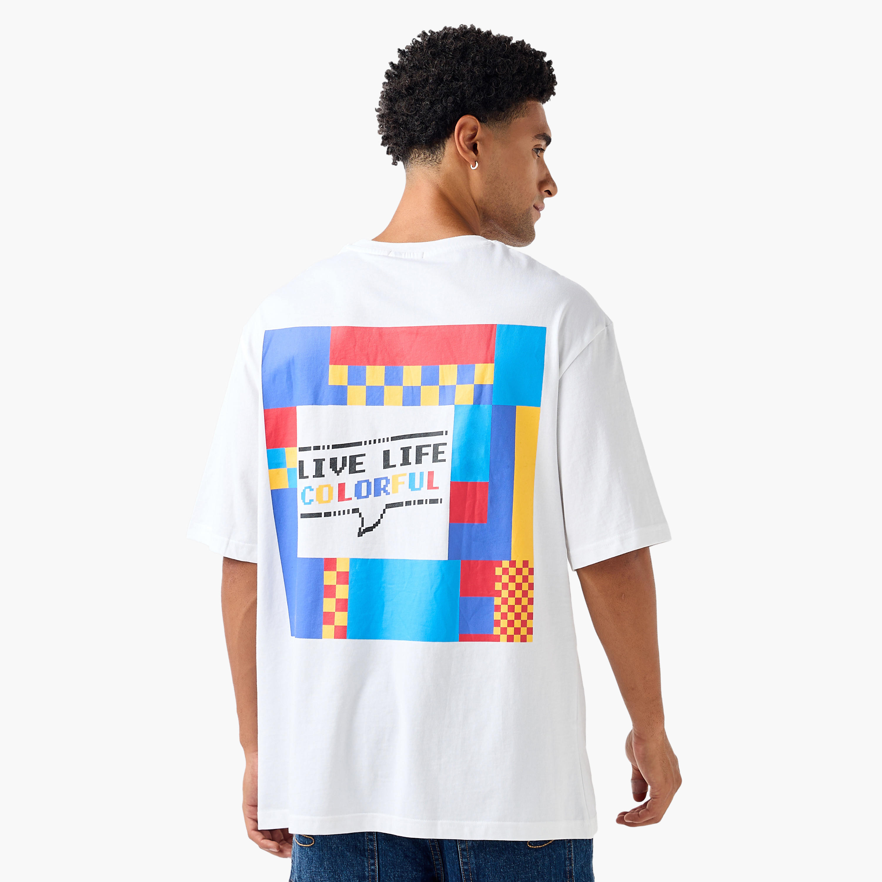 Men Regular Fit Crew Neck Short Sleeves Graphic Print T-Shirt-men-clothing-tshirtsandpolos-tshirts-image-1