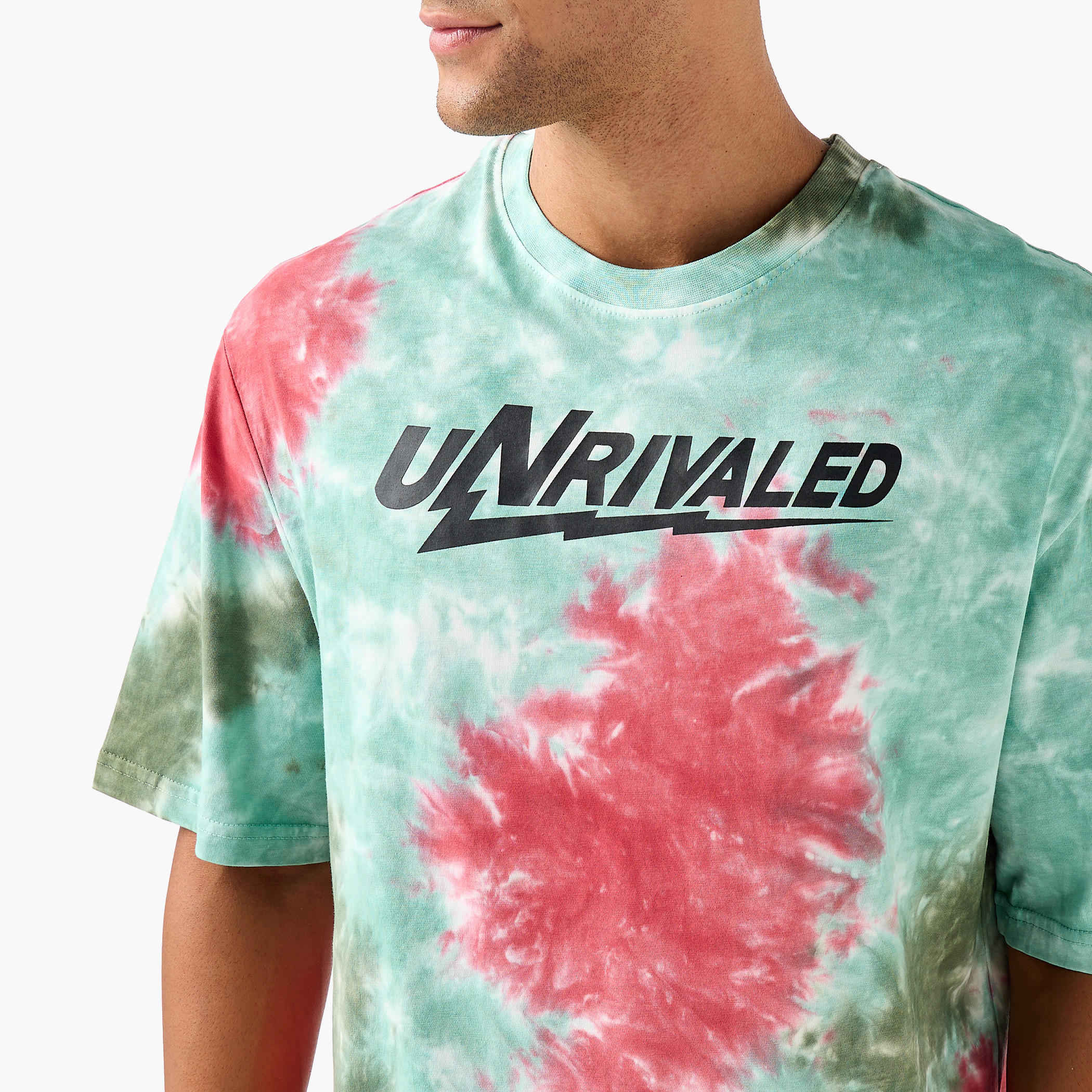 Men Regular Fit Crew Neck Short Sleeves Tie-Dyed T-Shirt-men-clothing-tshirtsandpolos-tshirts-image-4