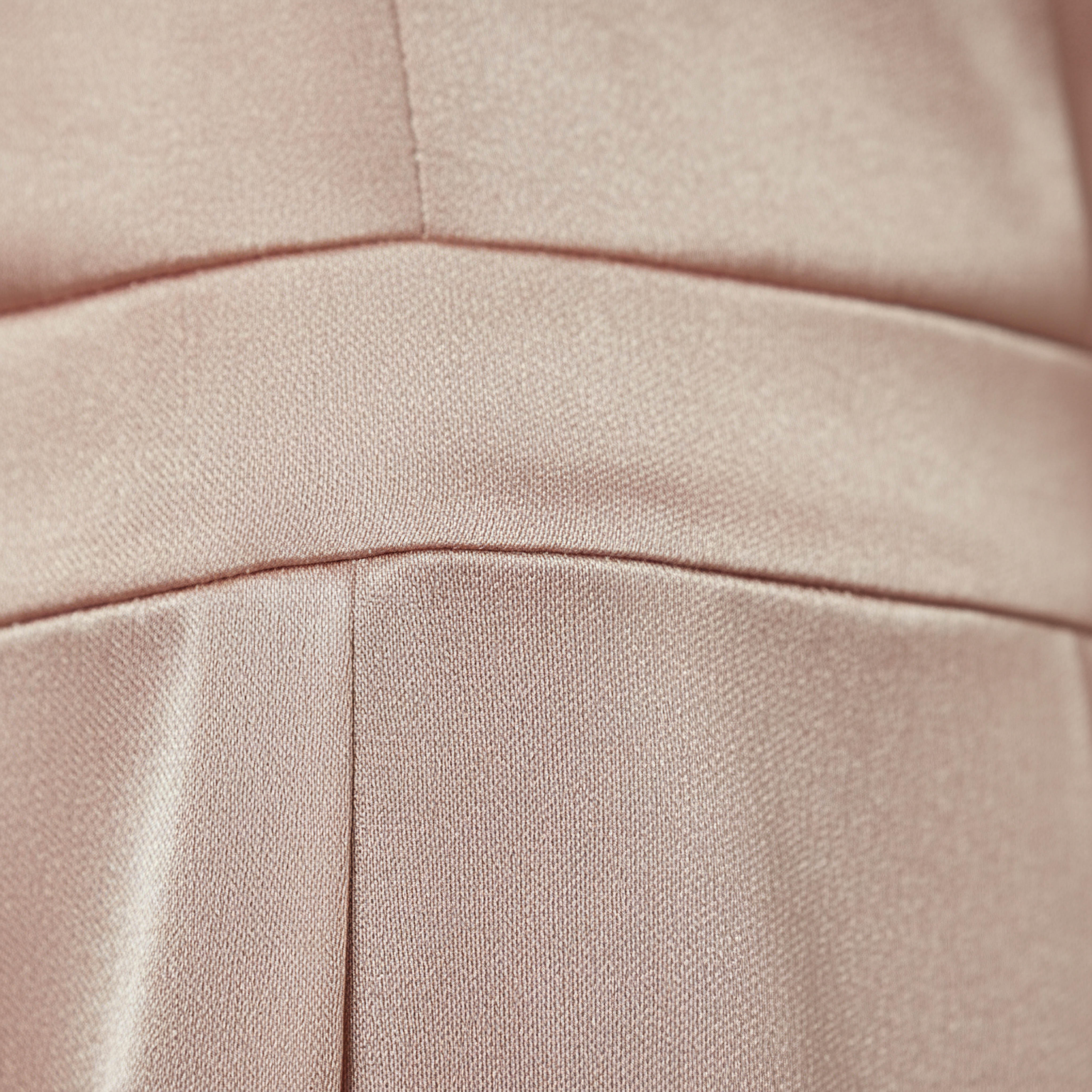Maxi Satin Evening Dress with Back Slit Detail-women-clothing-dresses-image-4