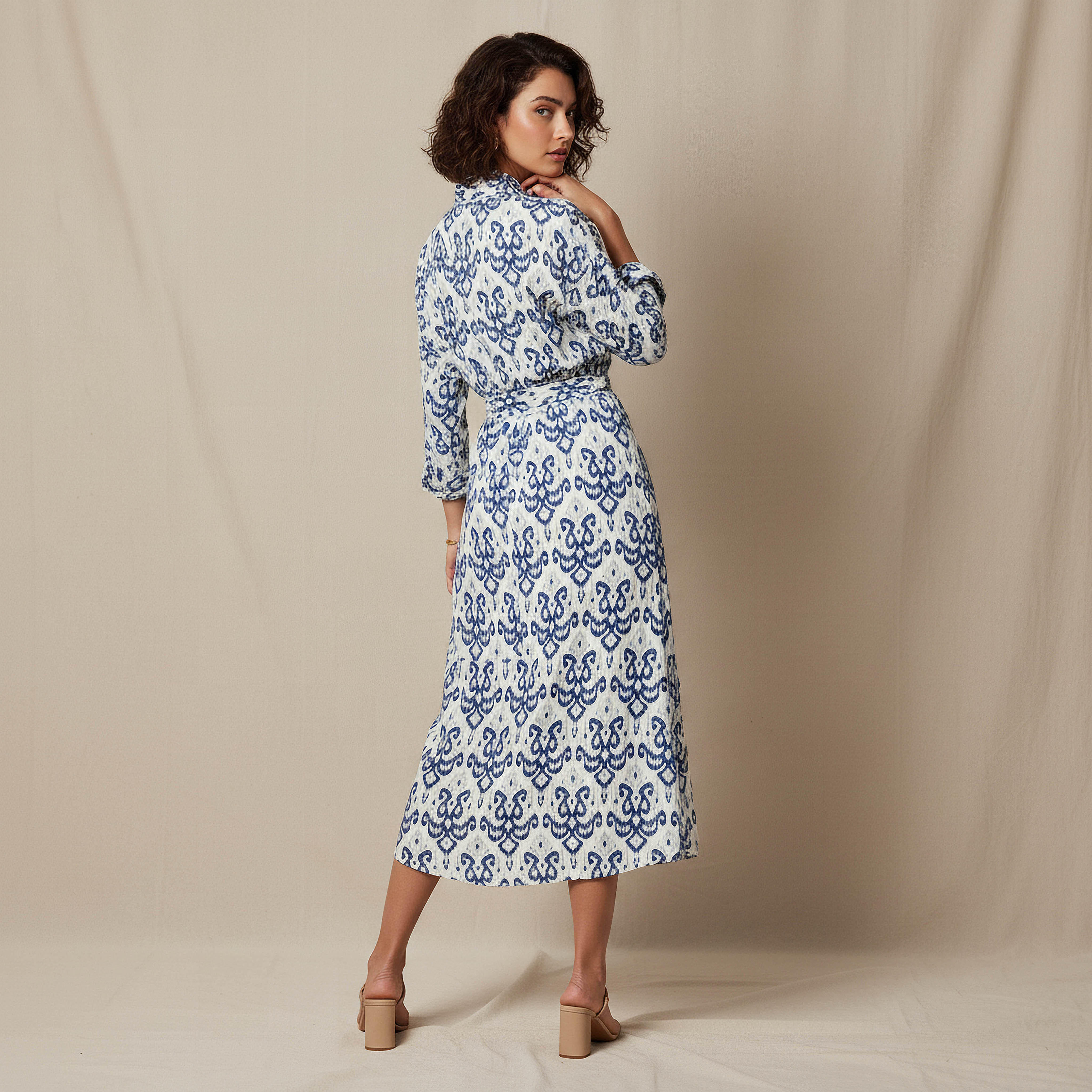 فستان قطن بطبعات وحافة غير متماثلة-women-clothing-dresses-image-3
