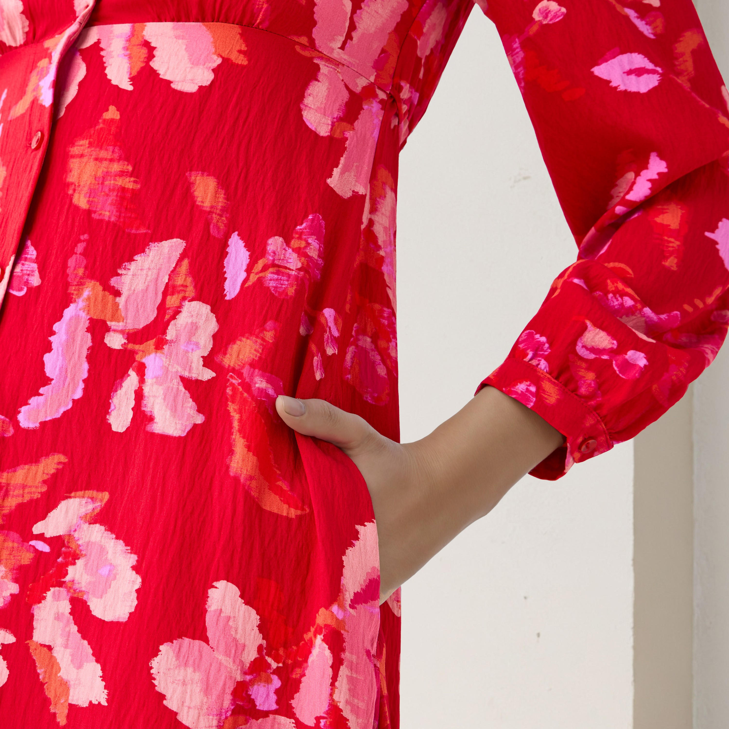 Floral Print A-line Women Dress with Pockets-PROMO_SP_SA_BUNDLE_2FOR159_180925-image-5