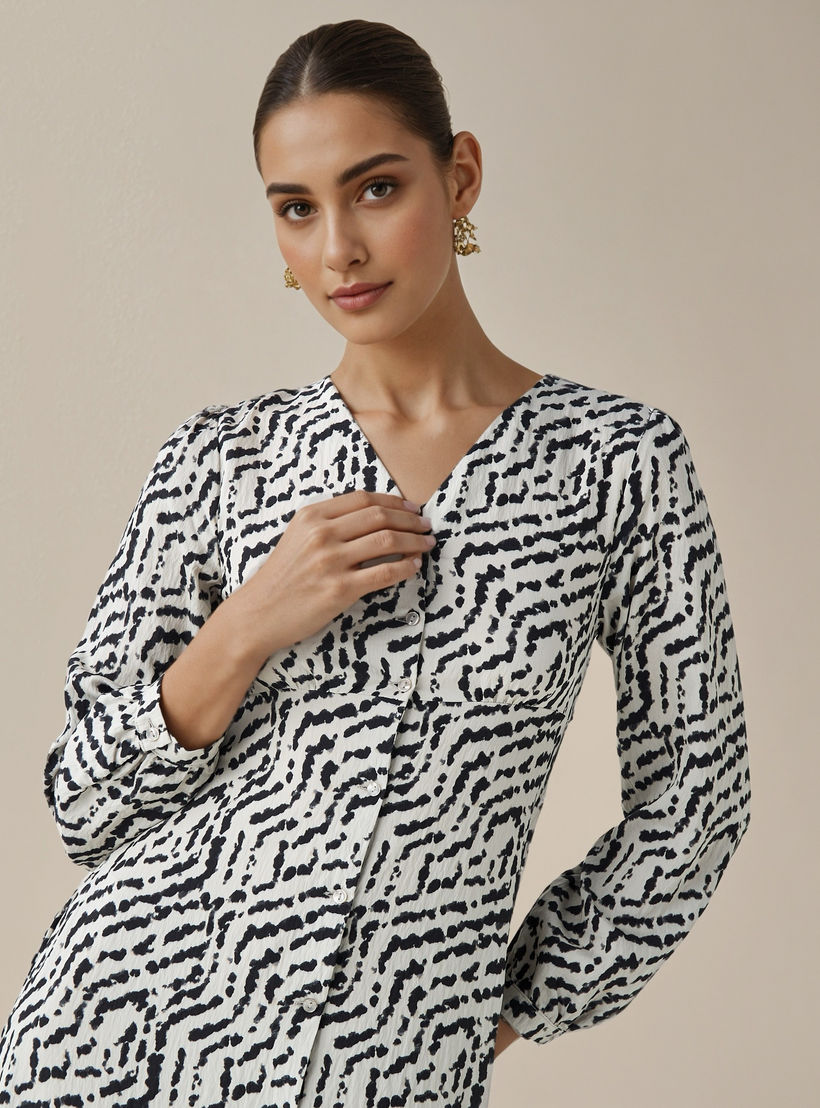 Abstract Print A-line Women Dress with Pockets-PROMO_SP_AE_2FOR149_110625-image-4