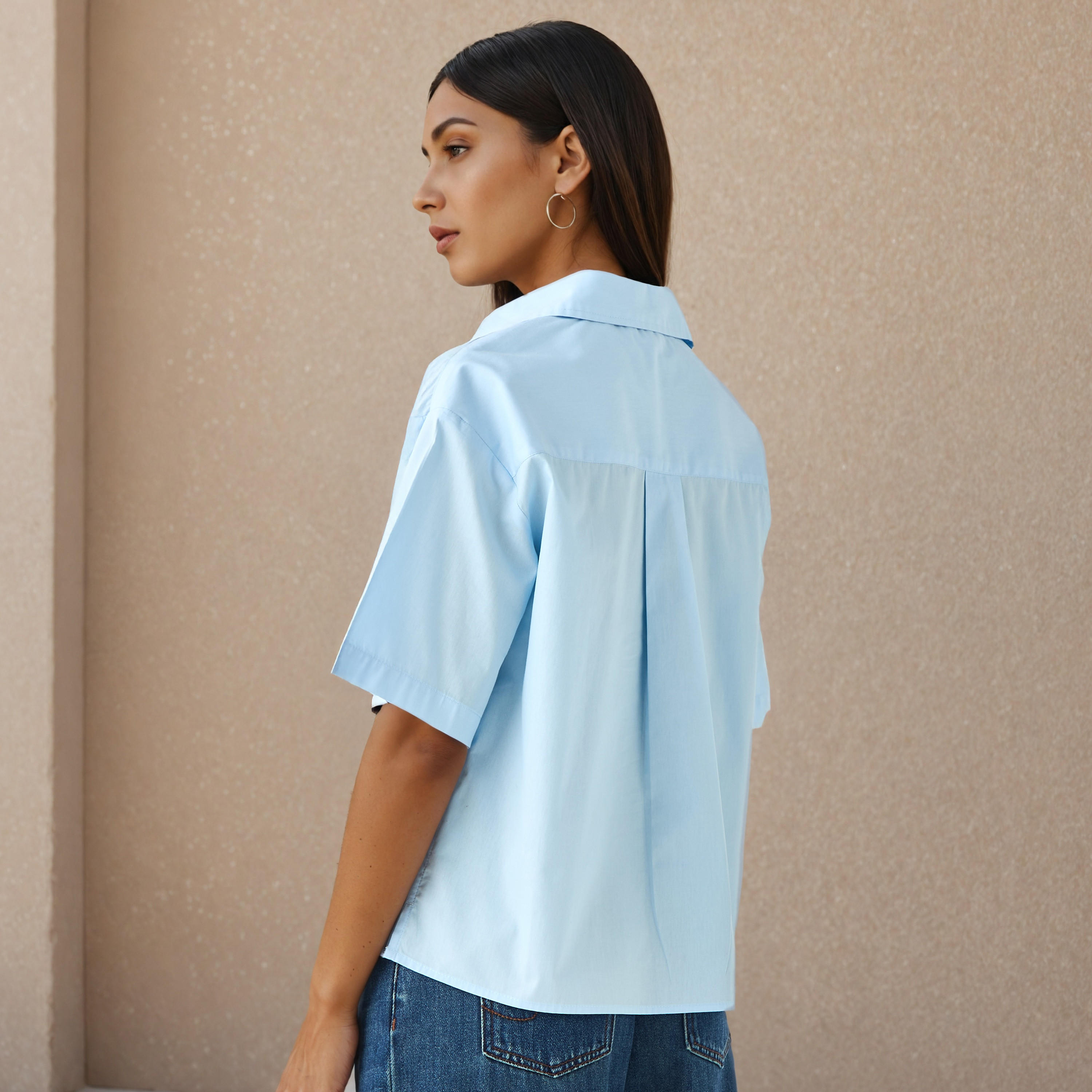 Cotton Shirt with Collar-women-clothing-shirtsandblouses-shirts-image-3