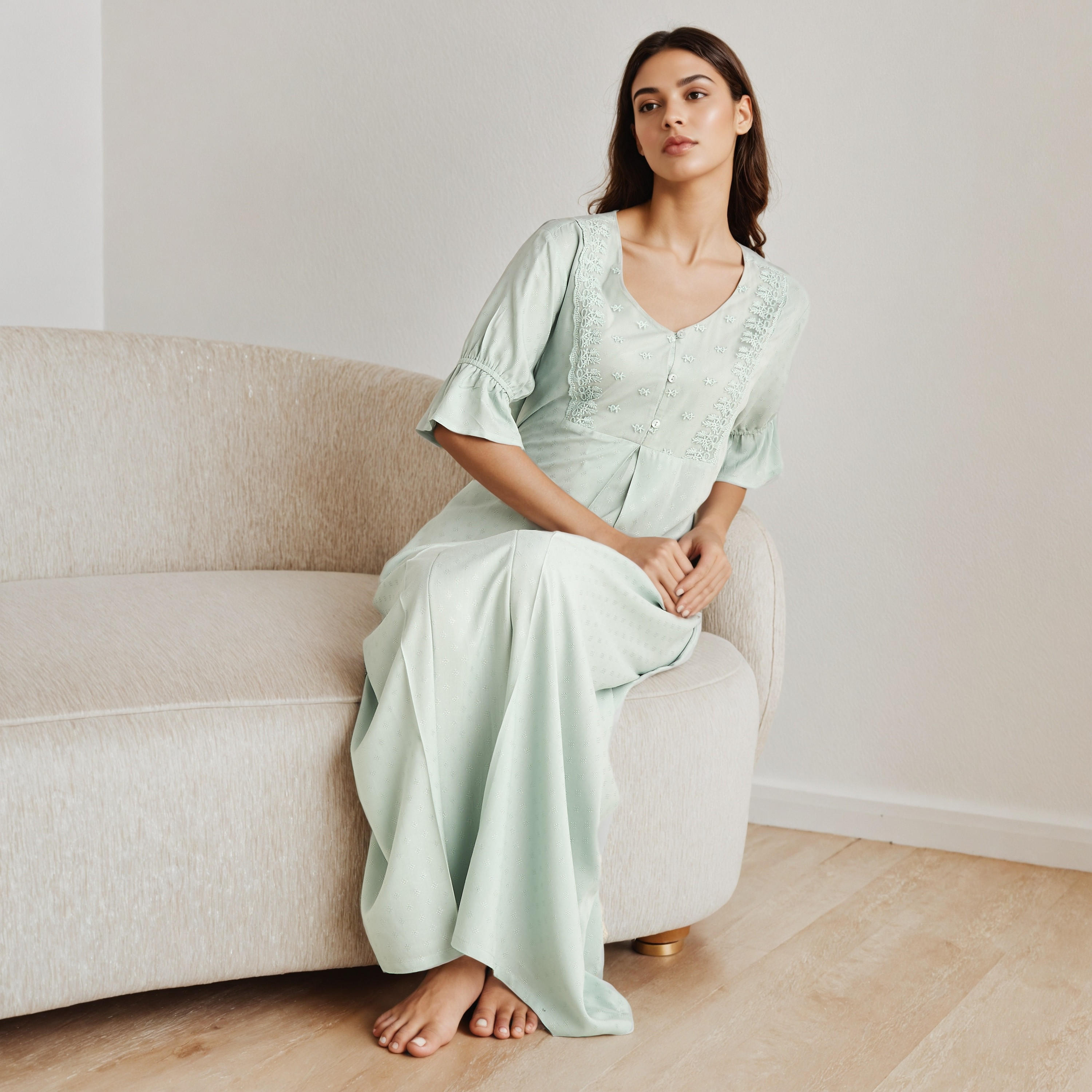 Nighty Maxi Length Viscose with Embroidery-PROMO_SP_AE_2FOR149_110625-image-5