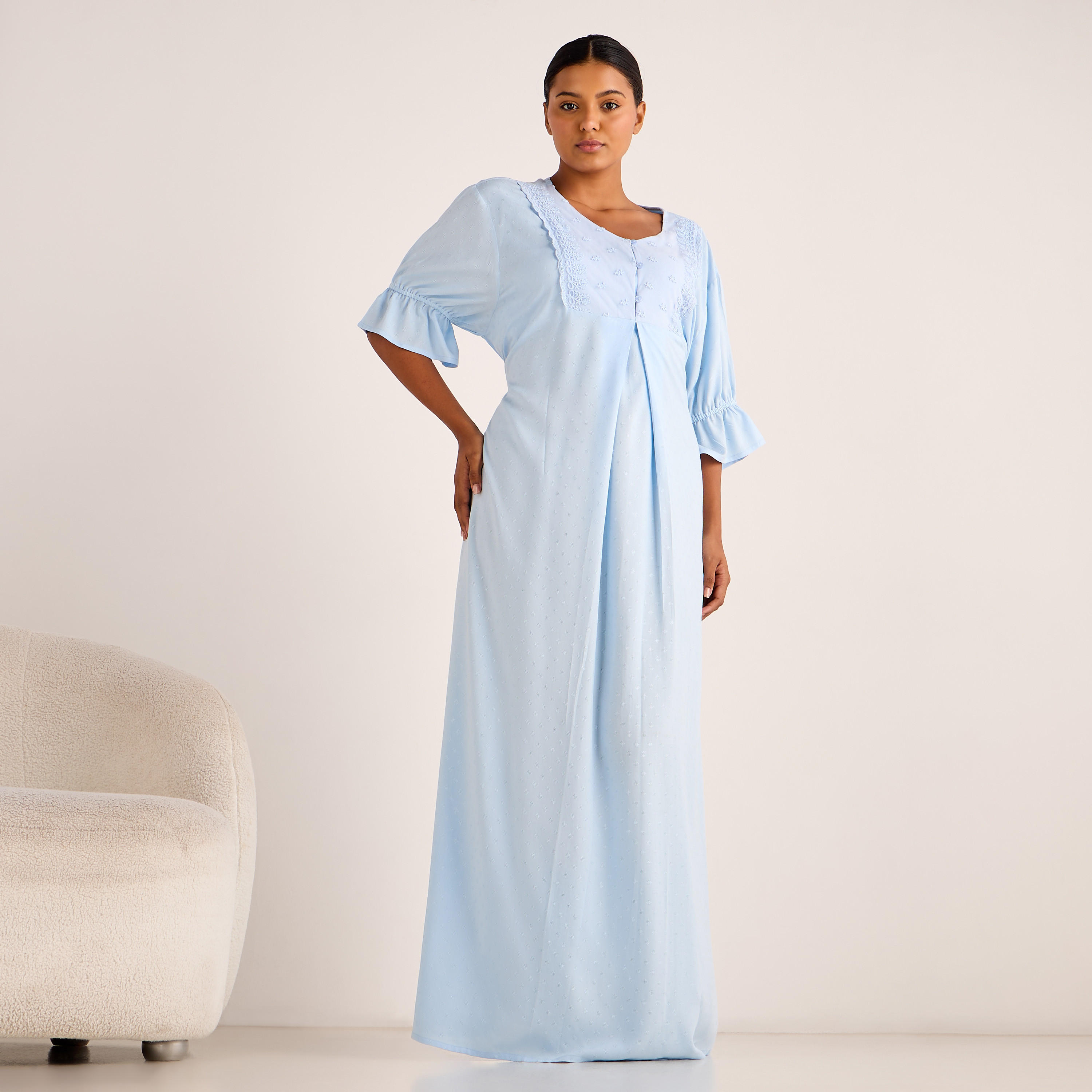 Nighty Maxi Length Viscose with Embroidery-PROMO_SP_KW_BUNDLE_2FOR13_180925-image-1