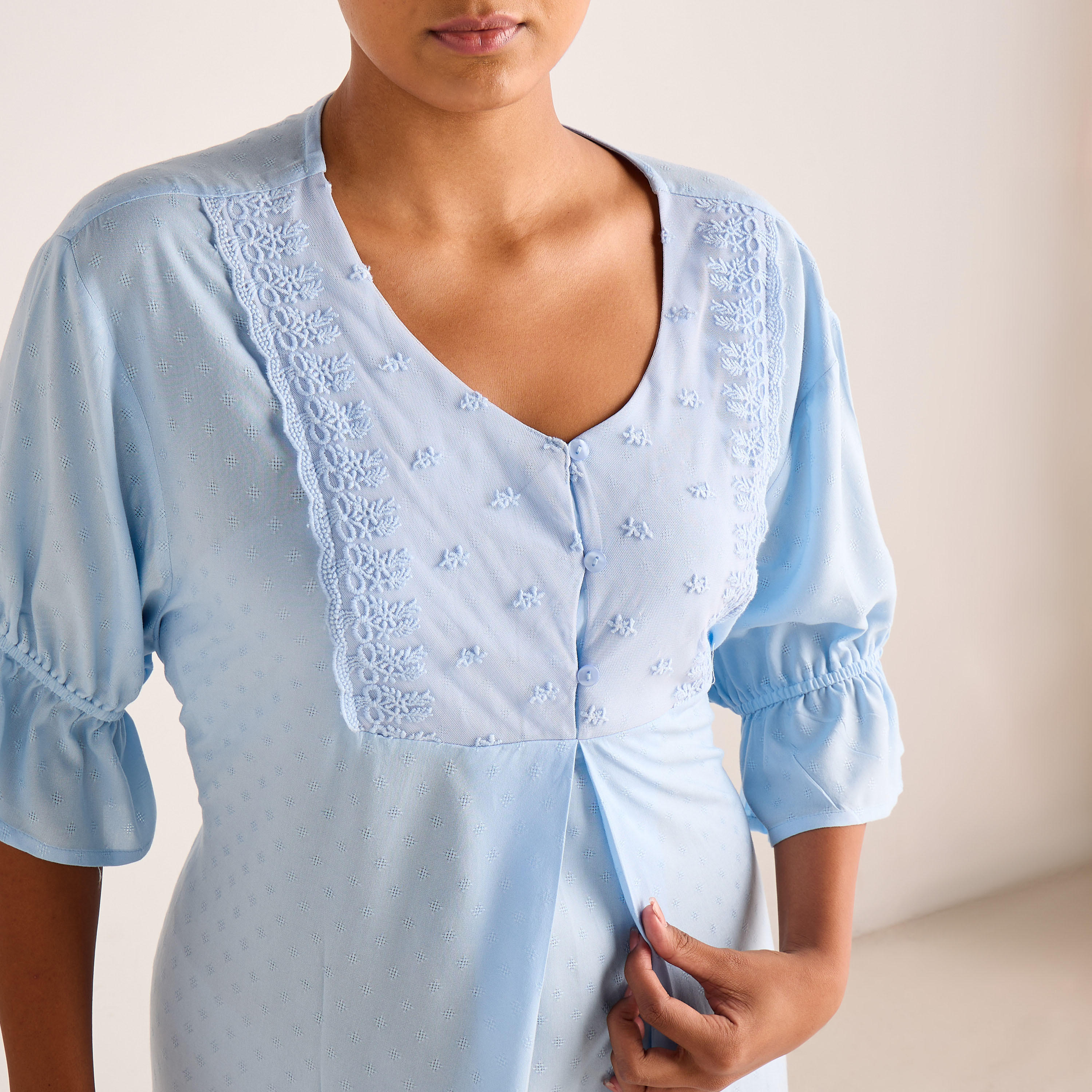 Nighty Maxi Length Viscose with Embroidery-PROMO_SP_KW_BUNDLE_2FOR13_180925-image-2