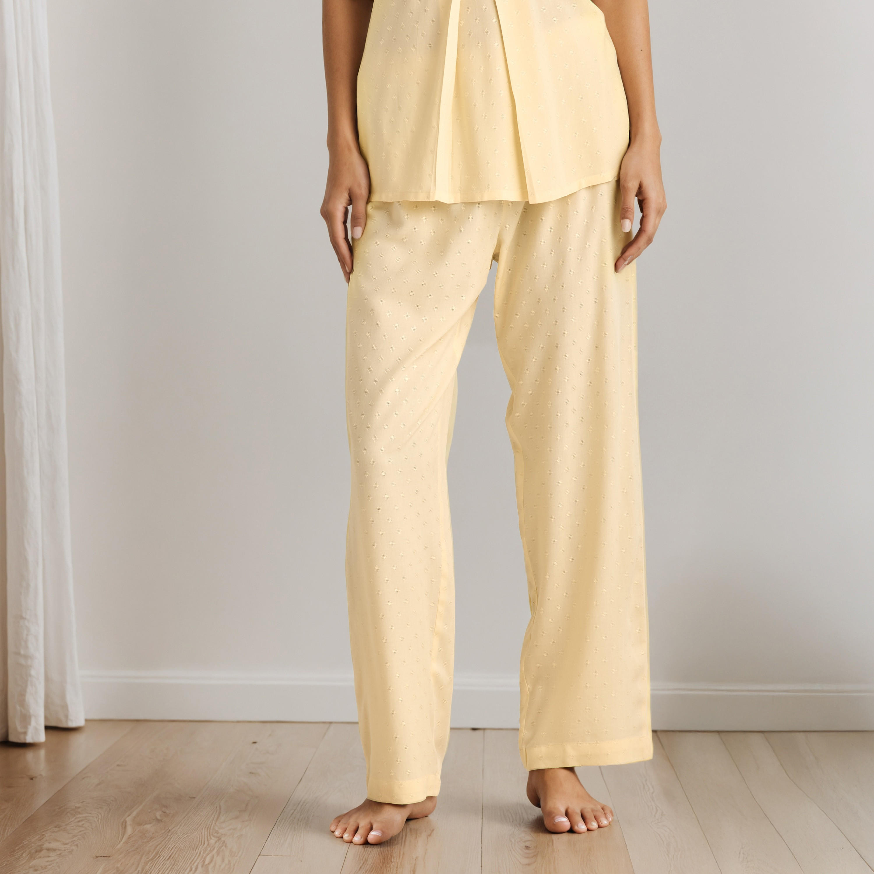 Pyjama Set Button Down Shirt & Trousers Viscose-women-clothing-nightwear-pyjamas-longsets-image-4