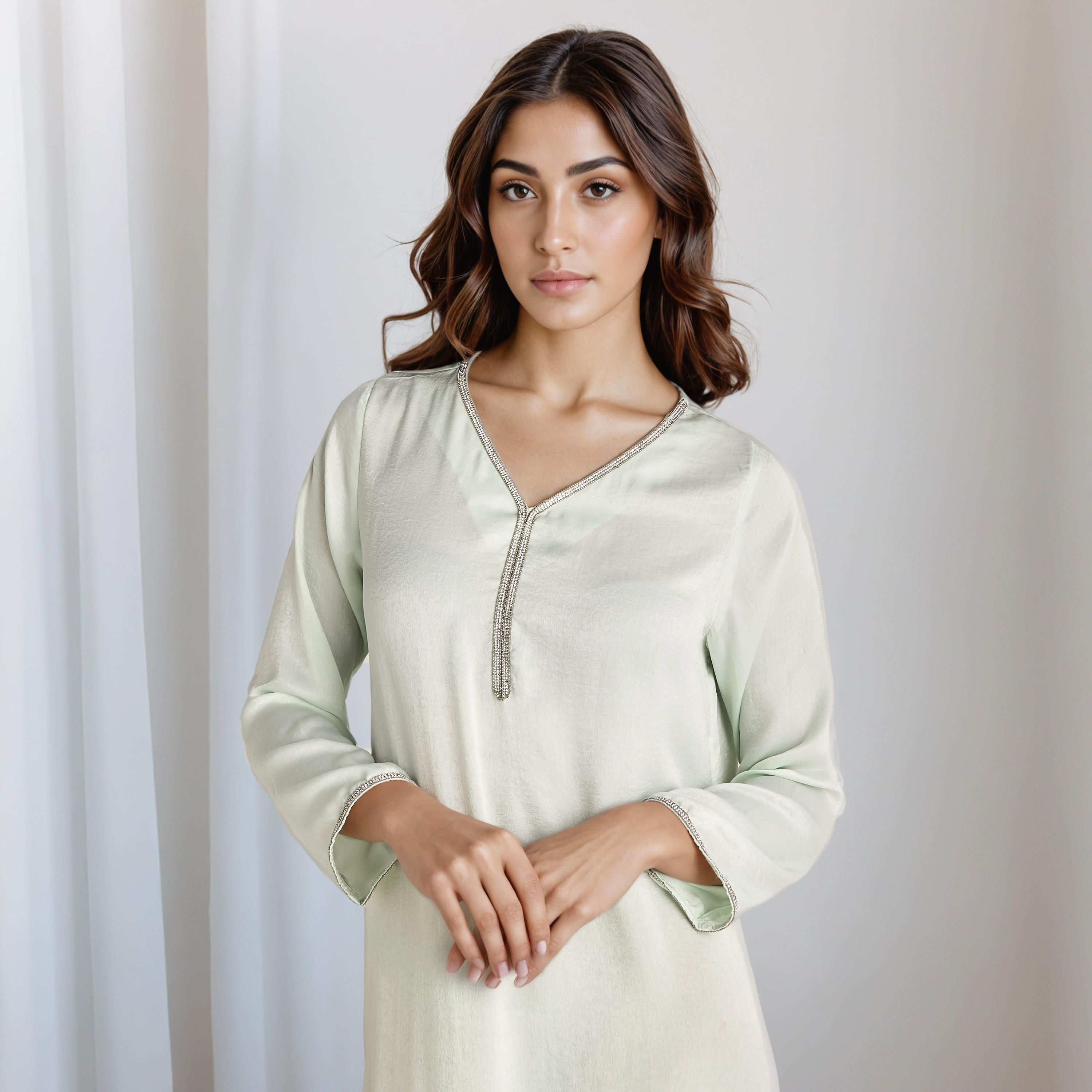 Nighty Maxi Length with V-neck-women-clothing-nightwear-nighties-image-4