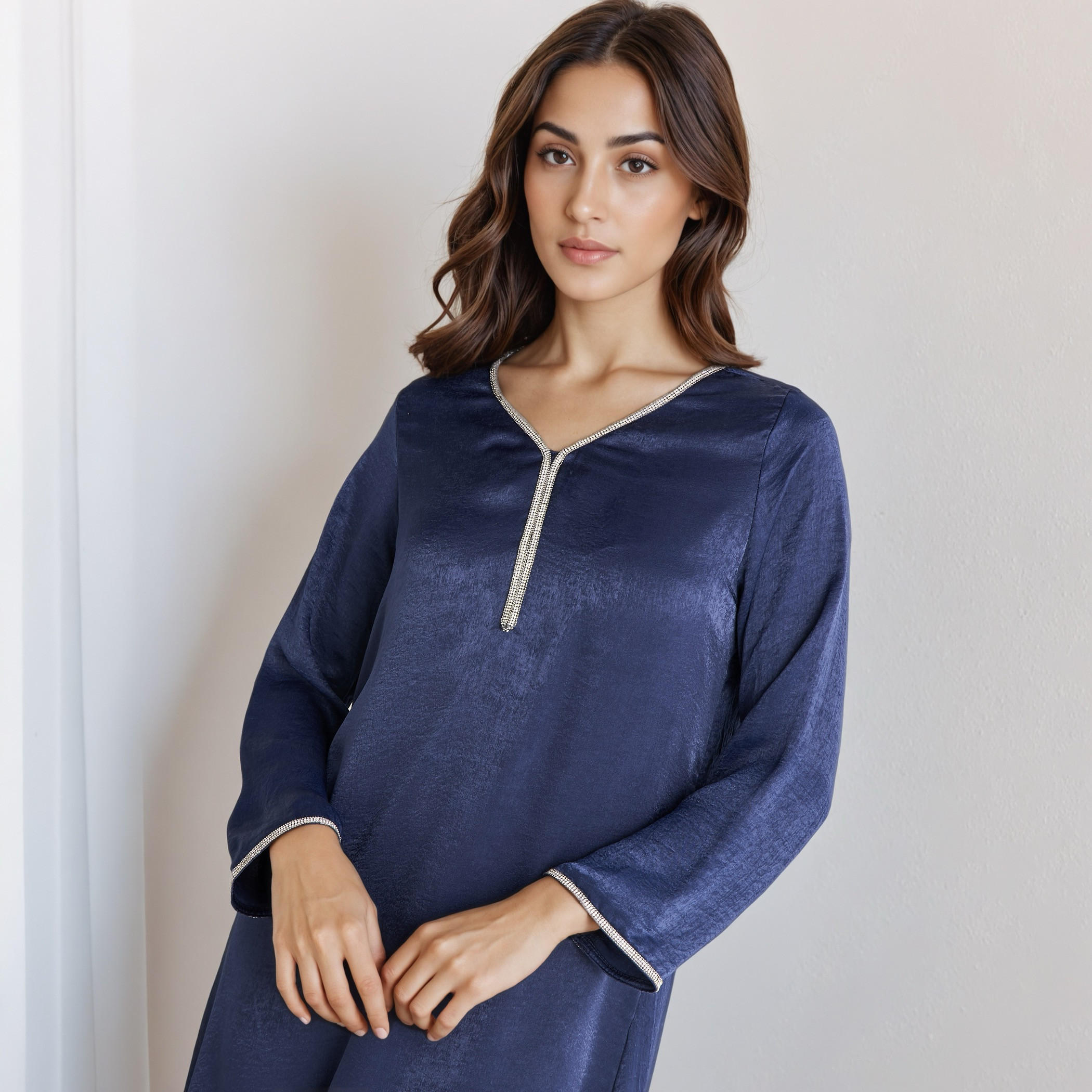 Nighty Maxi Length with V-neck-women-clothing-nightwear-nighties-image-3