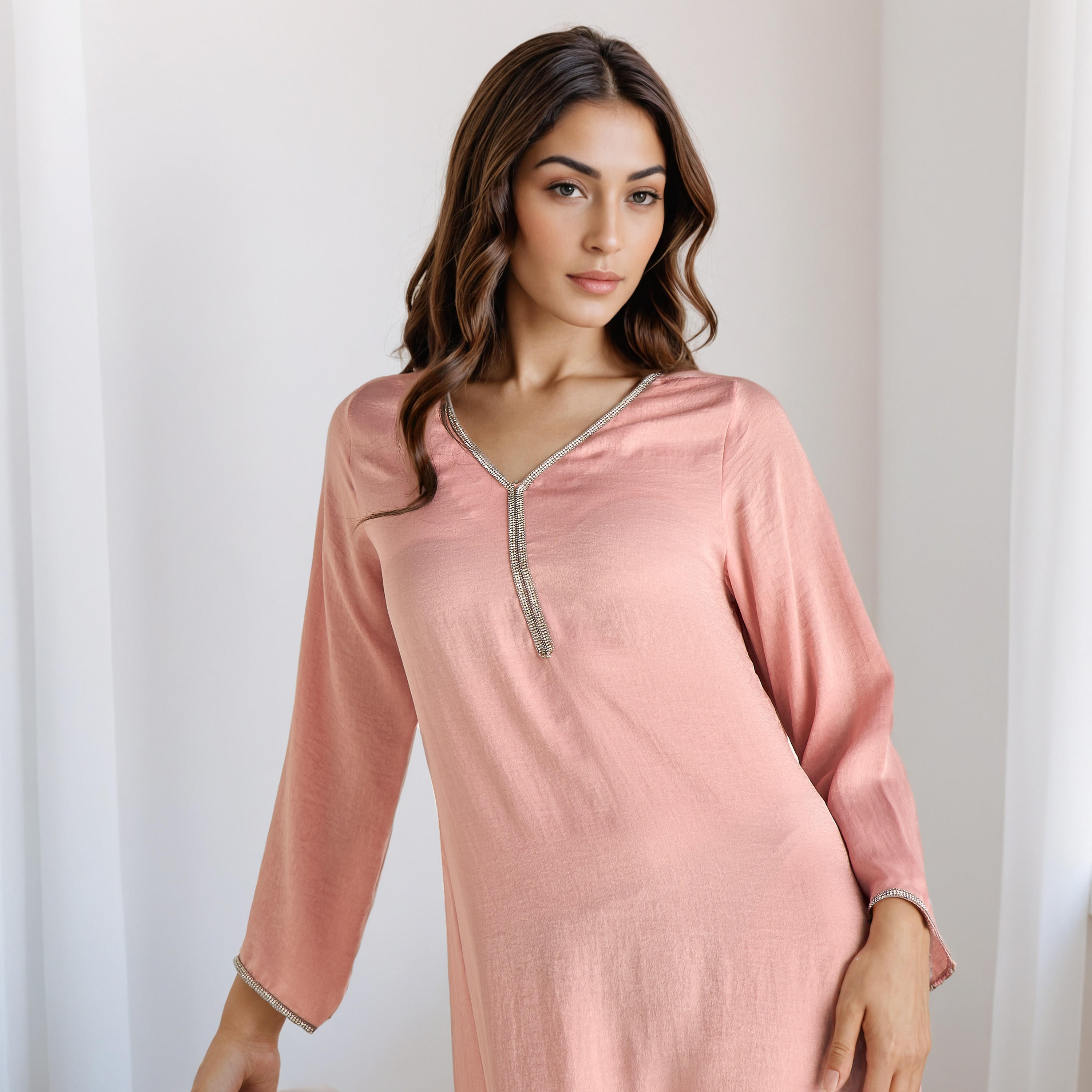 Nighty Maxi Length with V-neck-women-clothing-nightwear-nighties-image-3