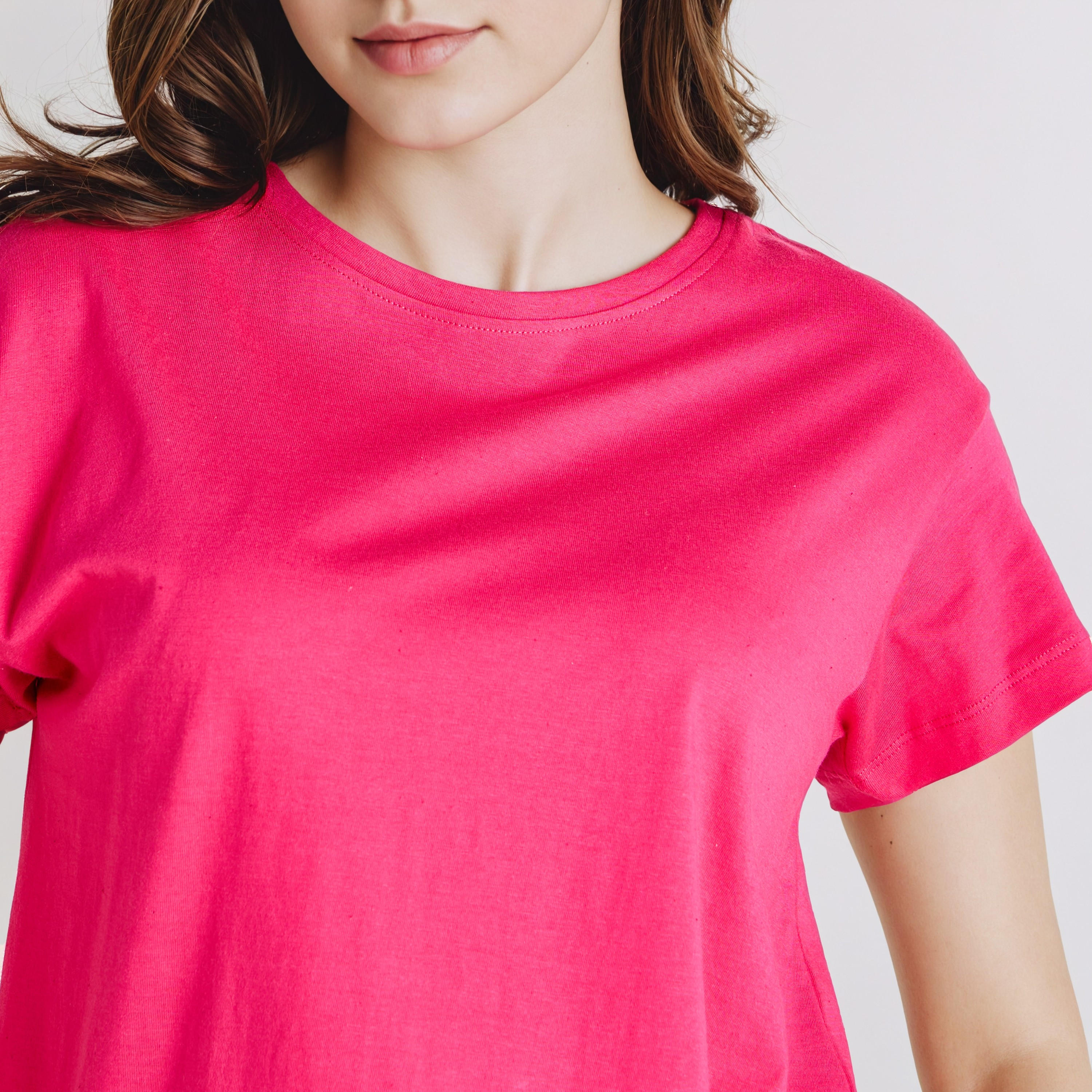 طقم بيجاما قطن تيشيرت وبنطلون-women-clothing-nightwear-pyjamas-longsets-image-5