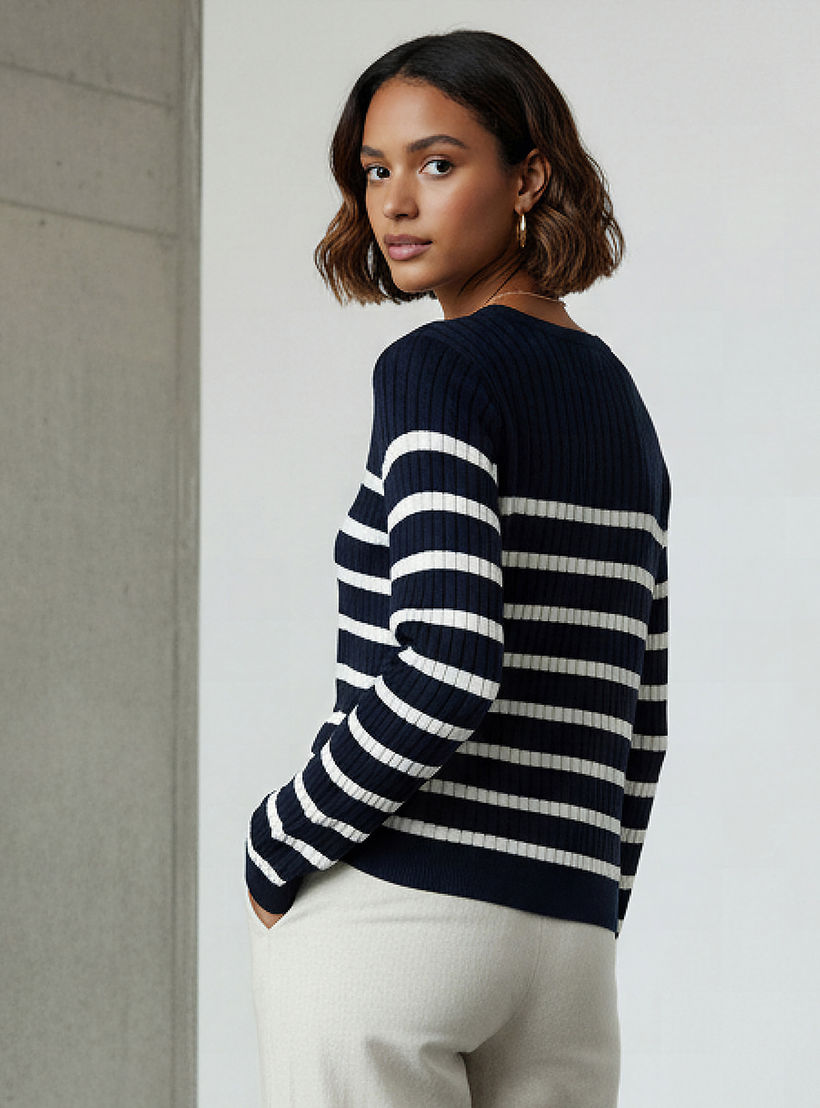 Striped Crew Neck Sweater-women-clothing-cardigansandjumpers-jumpers-image-3
