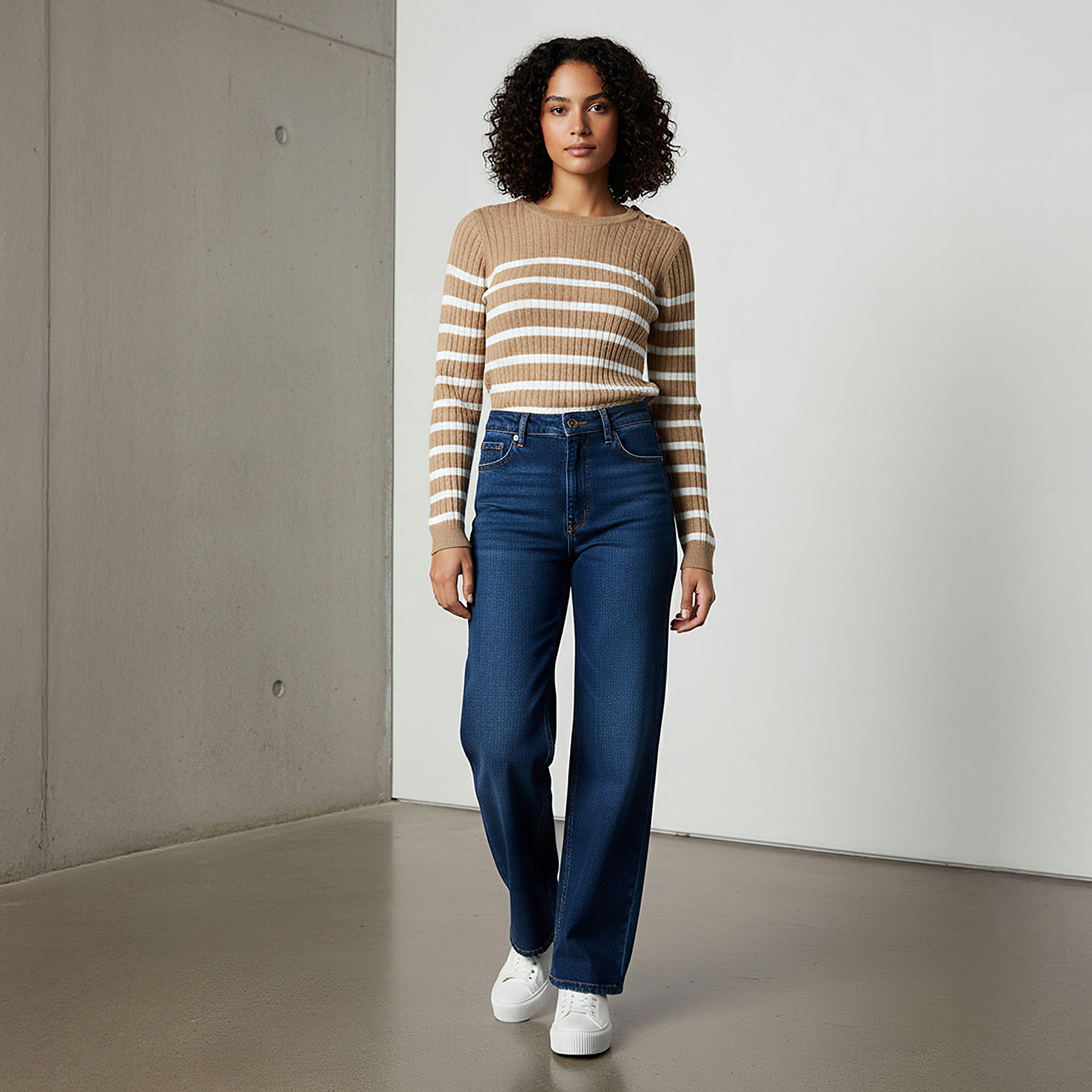 كنزة مخططة بياقة ضيقة-women-clothing-cardigansandjumpers-jumpers-image-4