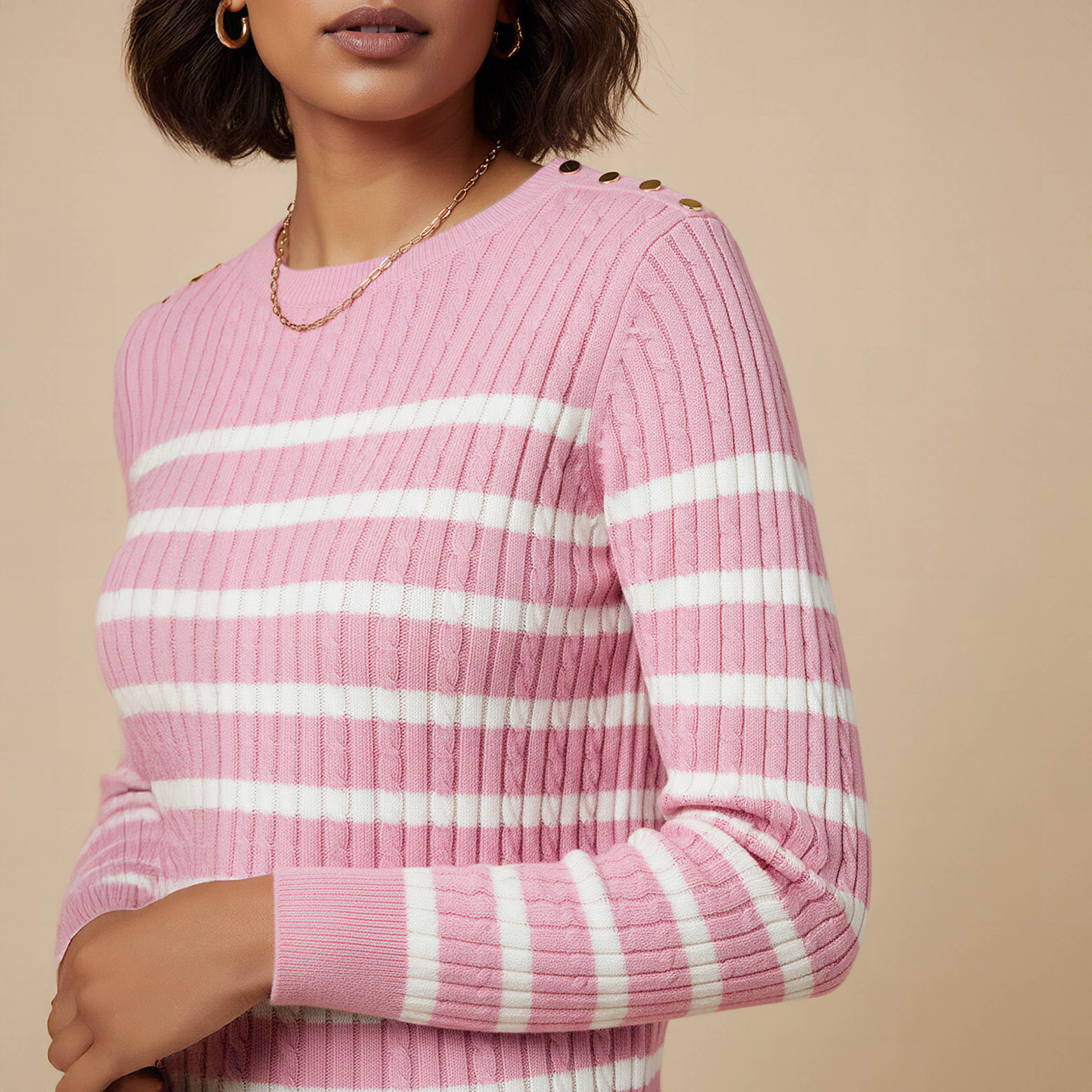 Striped Crew Neck Sweater-women-clothing-cardigansandjumpers-jumpers-image-4