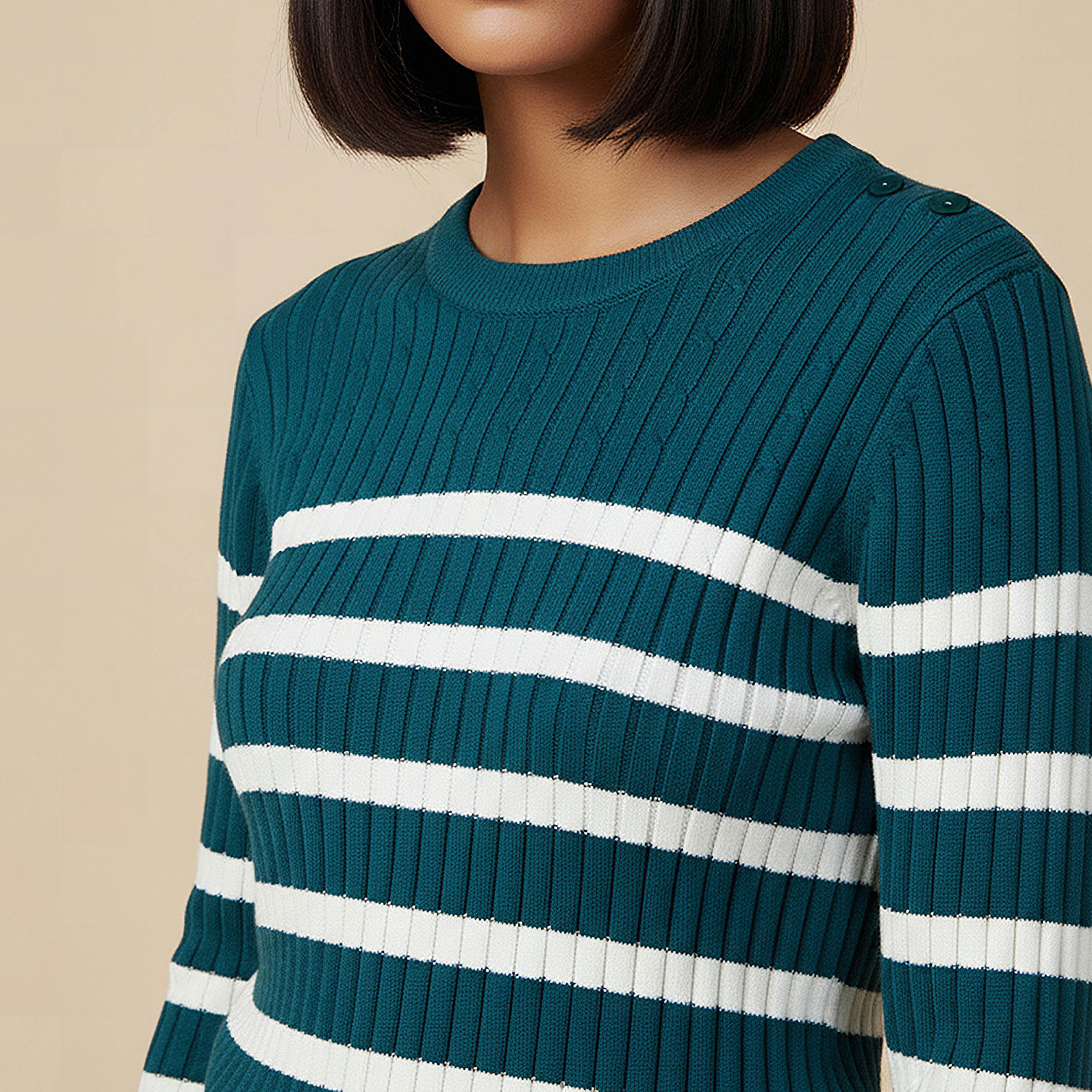 Striped Crew Neck Sweater-women-clothing-cardigansandjumpers-jumpers-image-4
