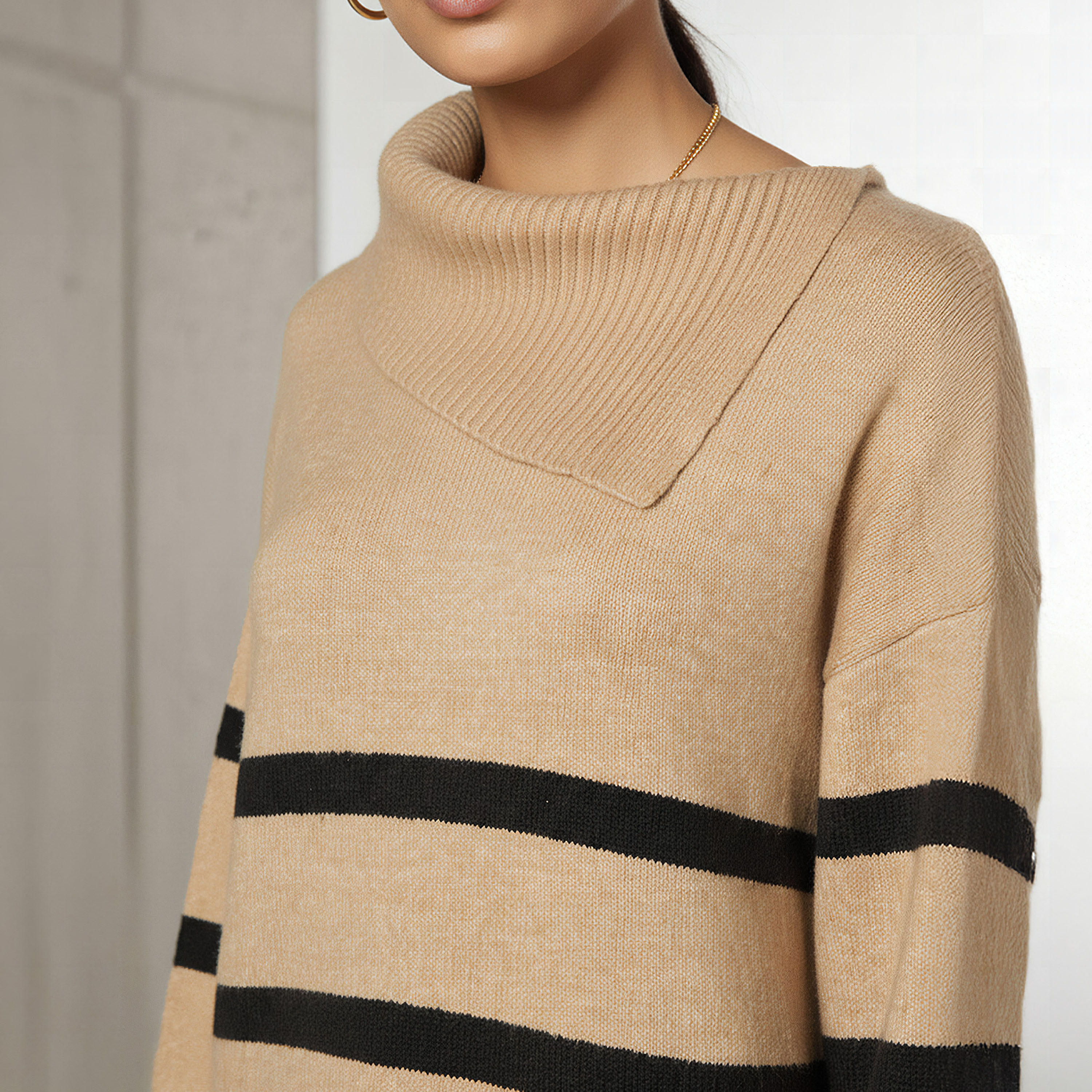 Striped Sweater Dress with Asymmetric Neck-PROMO_SP_AE_2FOR169_110625-image-4