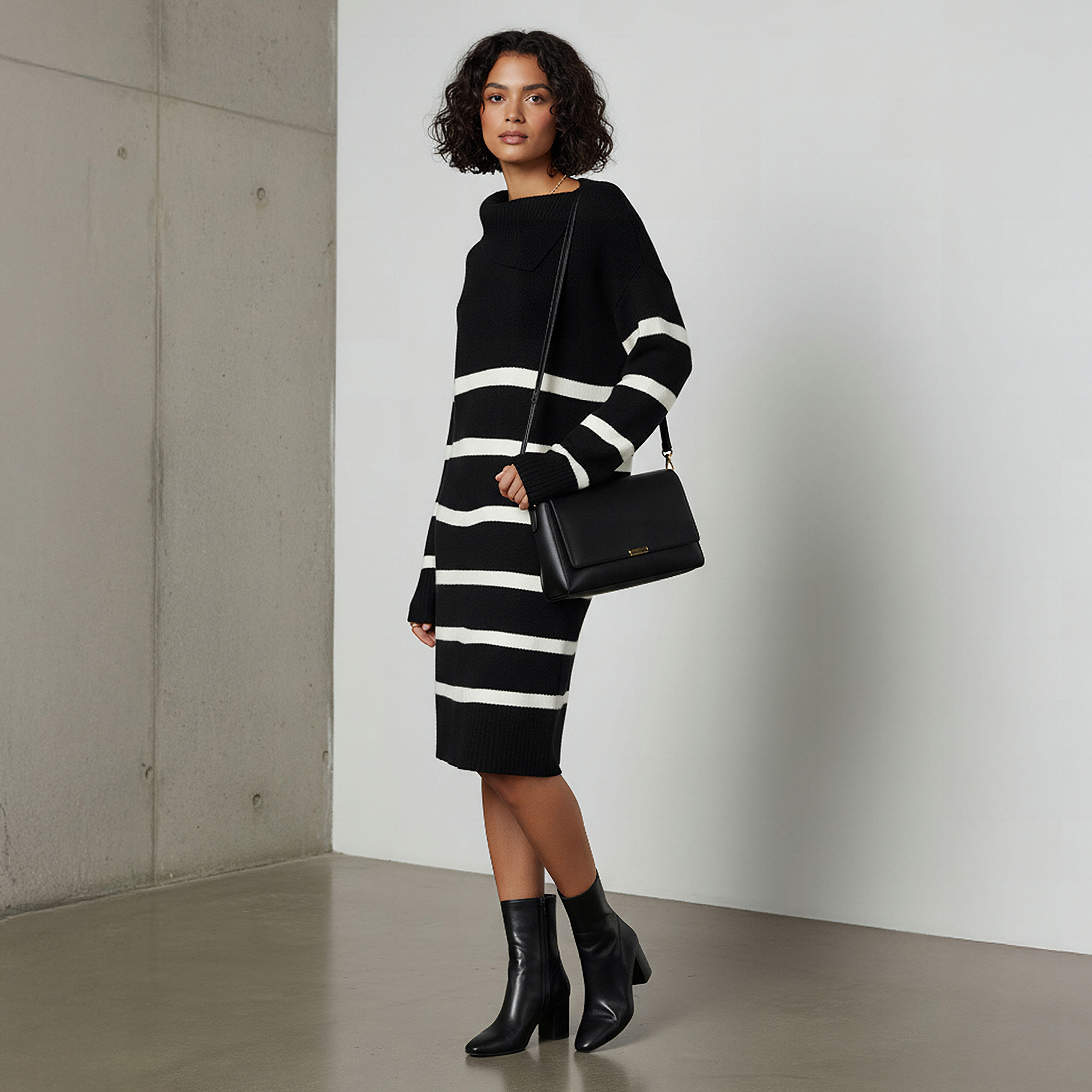 Striped Sweater Dress with Asymmetric Neck-PROMO_SP_AE_2FOR169_110625-image-2
