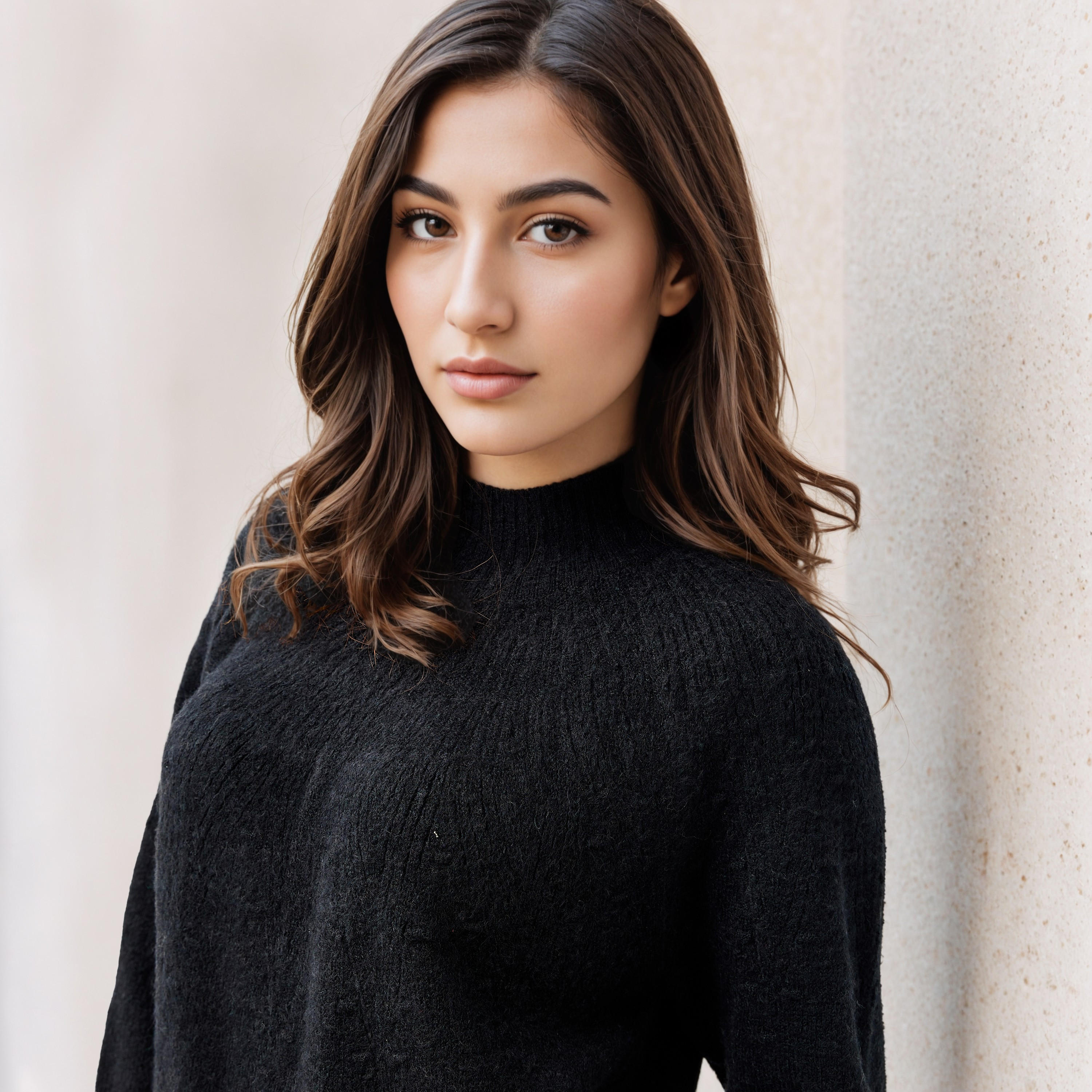 Yoke Detail Sweater with Long Sleeves-women-clothing-cardigansandjumpers-jumpers-image-4