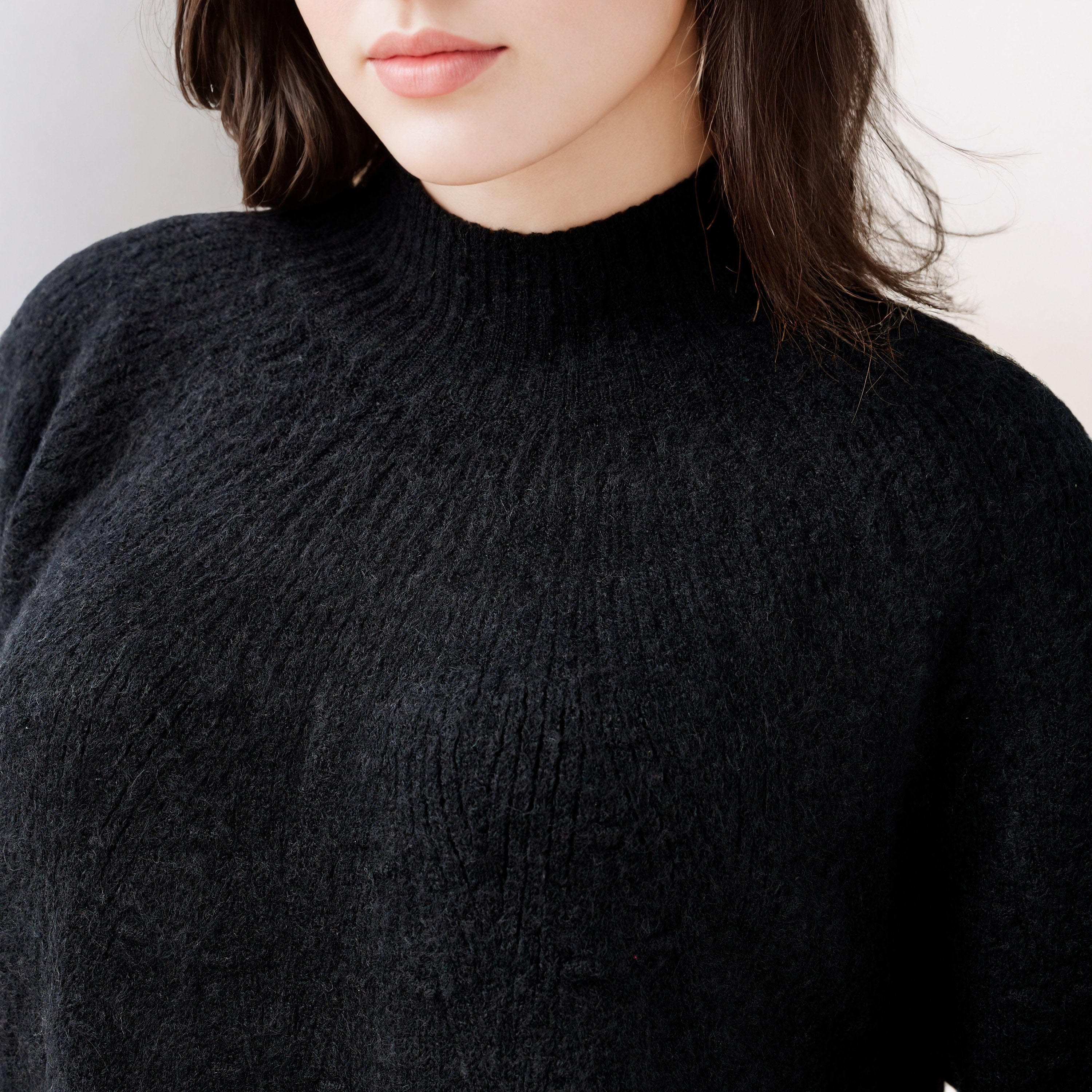 Yoke Detail Sweater with Long Sleeves-women-clothing-cardigansandjumpers-jumpers-image-5