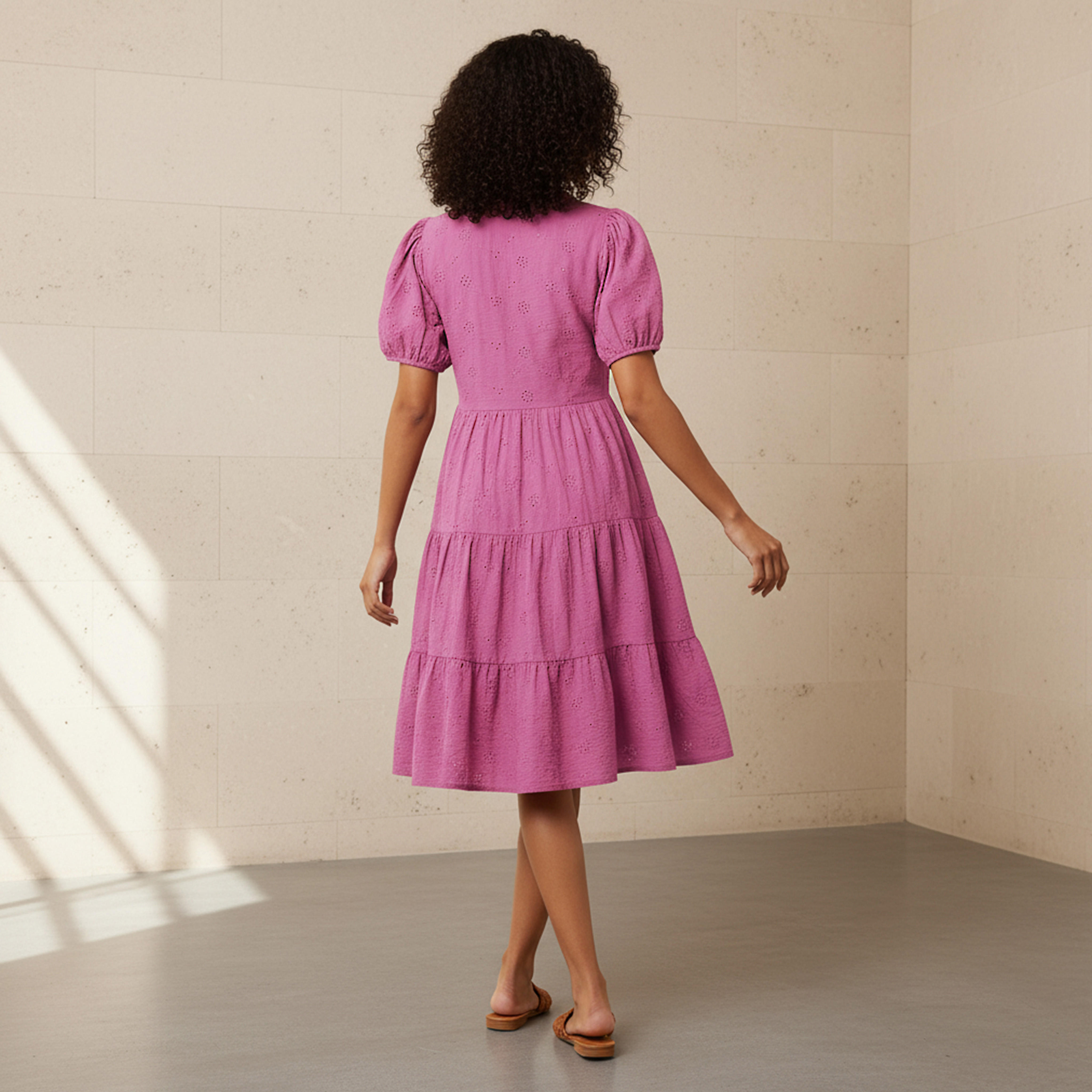 Schiffli Textured Tiered Women Dress with Collar-PROMO_SP_AE_2FOR169_110625-image-3