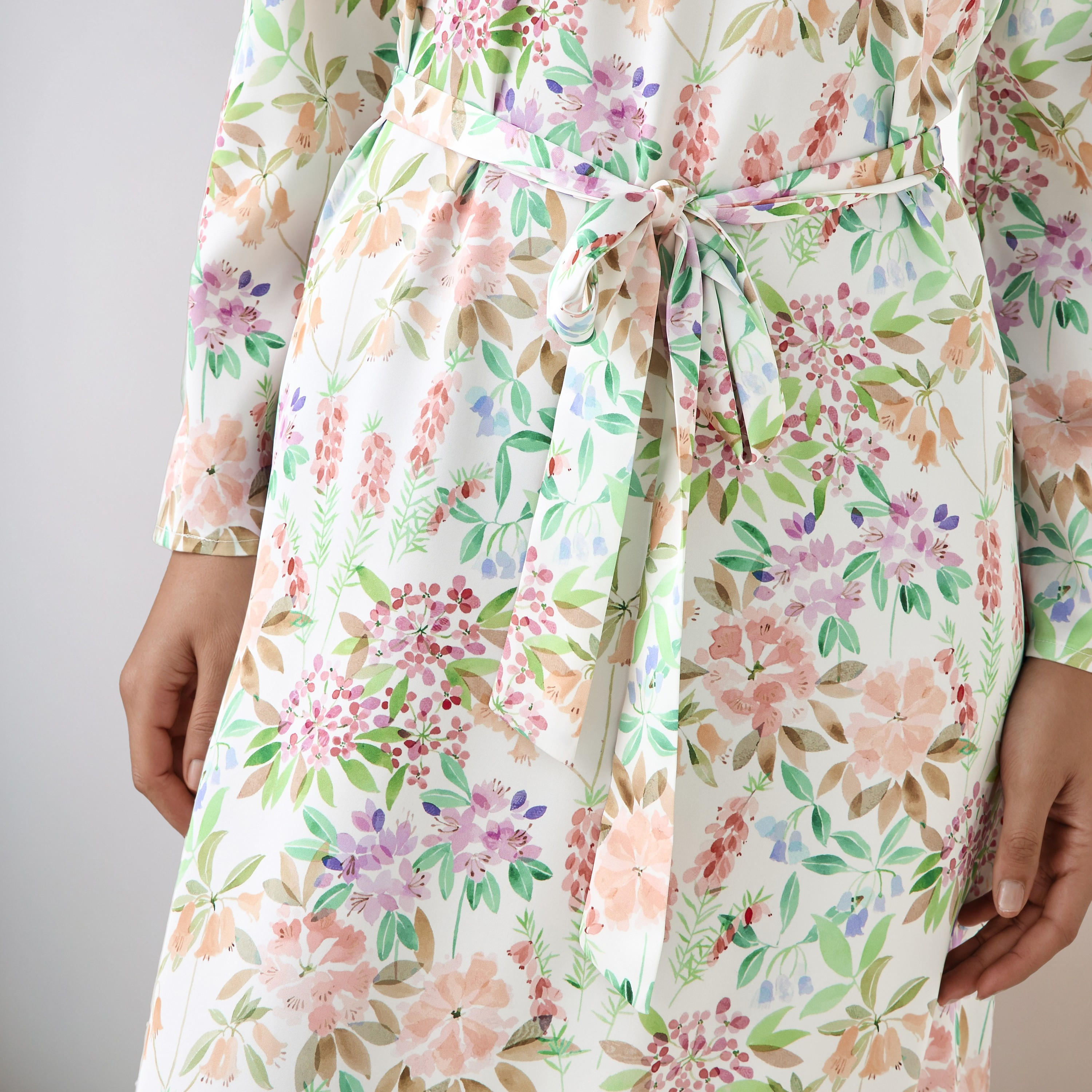 Floral Print Shirt Dress with Tie-Up Detail-PROMO_SP_AE_2FOR169_110625-image-6