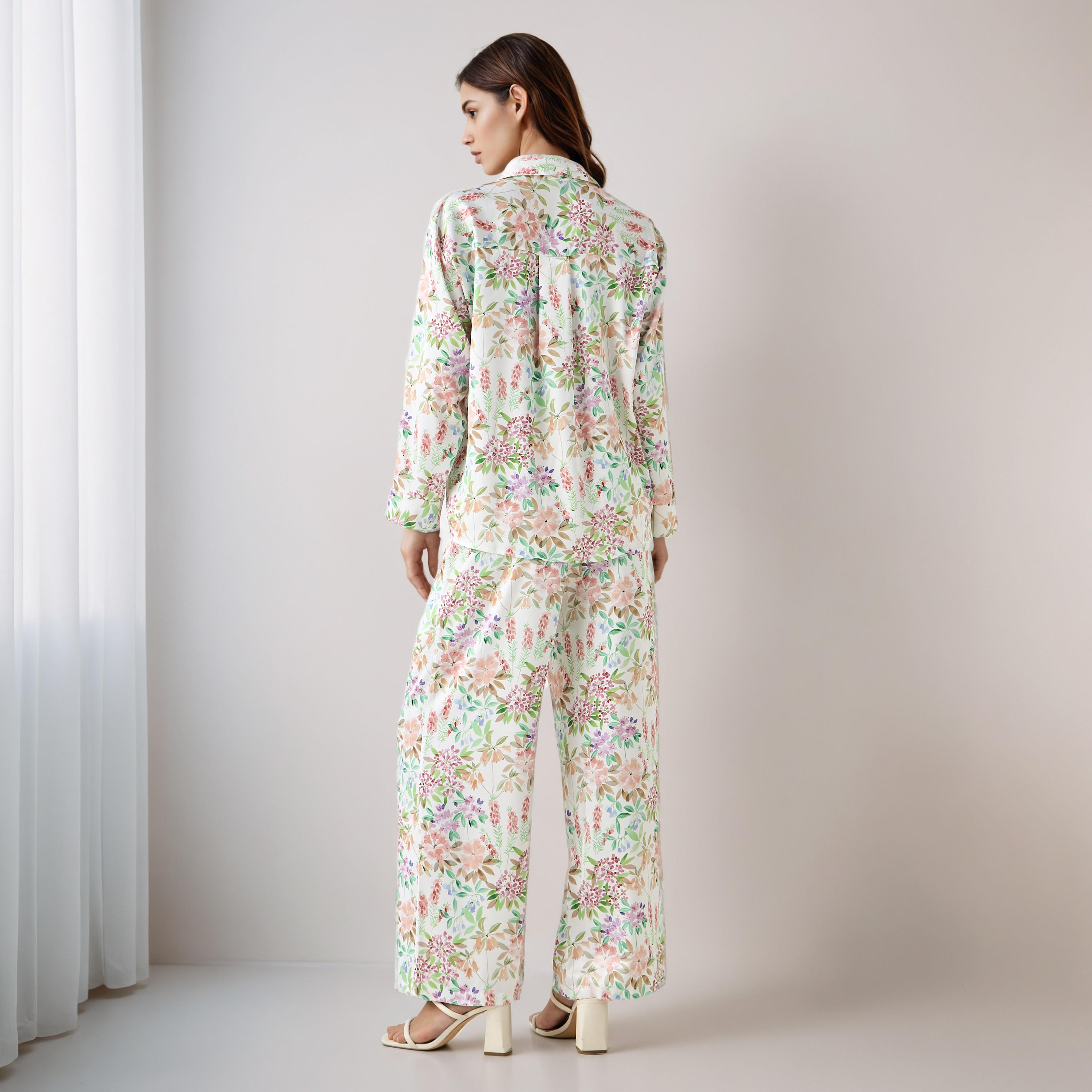 Coord Set with Shirt & Wide Leg Pants-women-clothing-coordsets-image-3