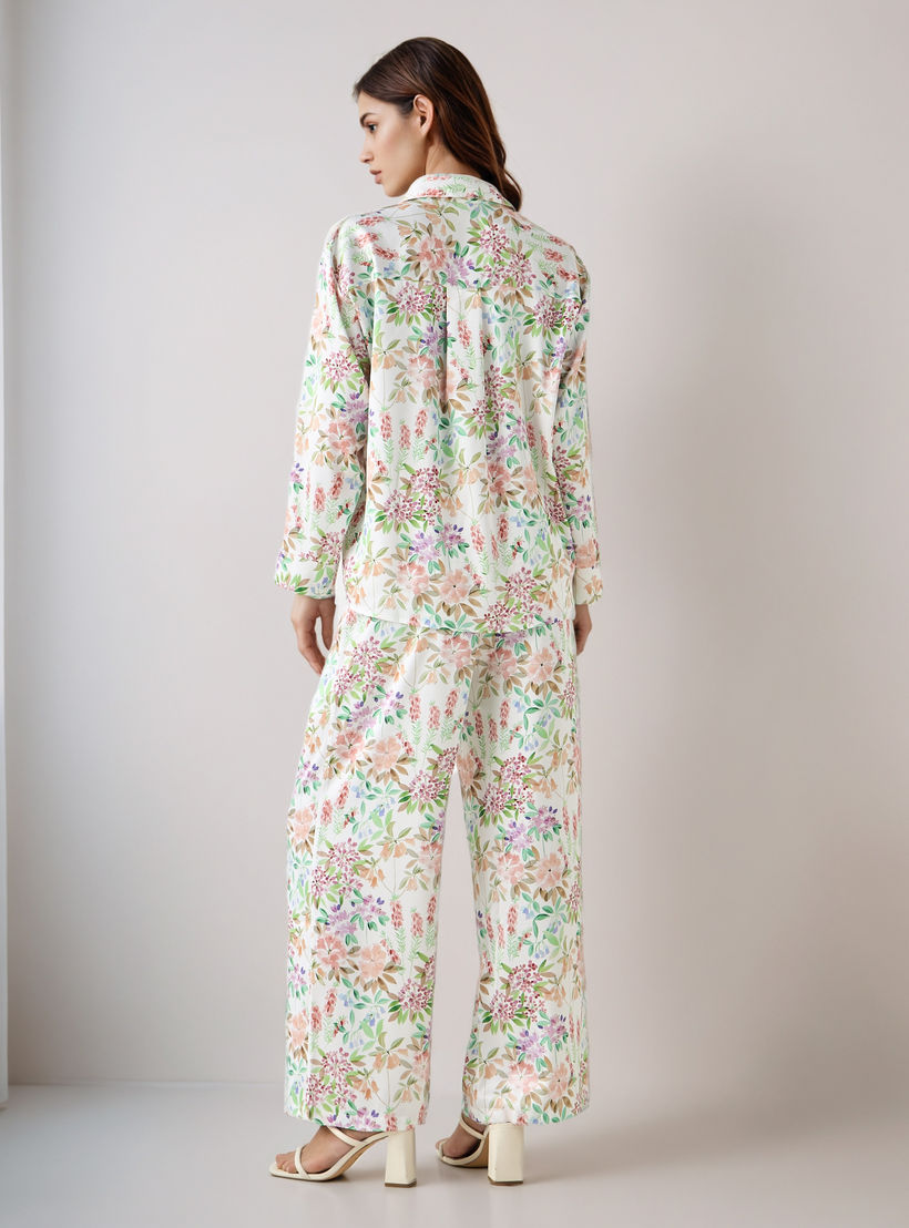 طقم منسق قميص وبنطلون واسع الساق-women-clothing-coordsets-image-3