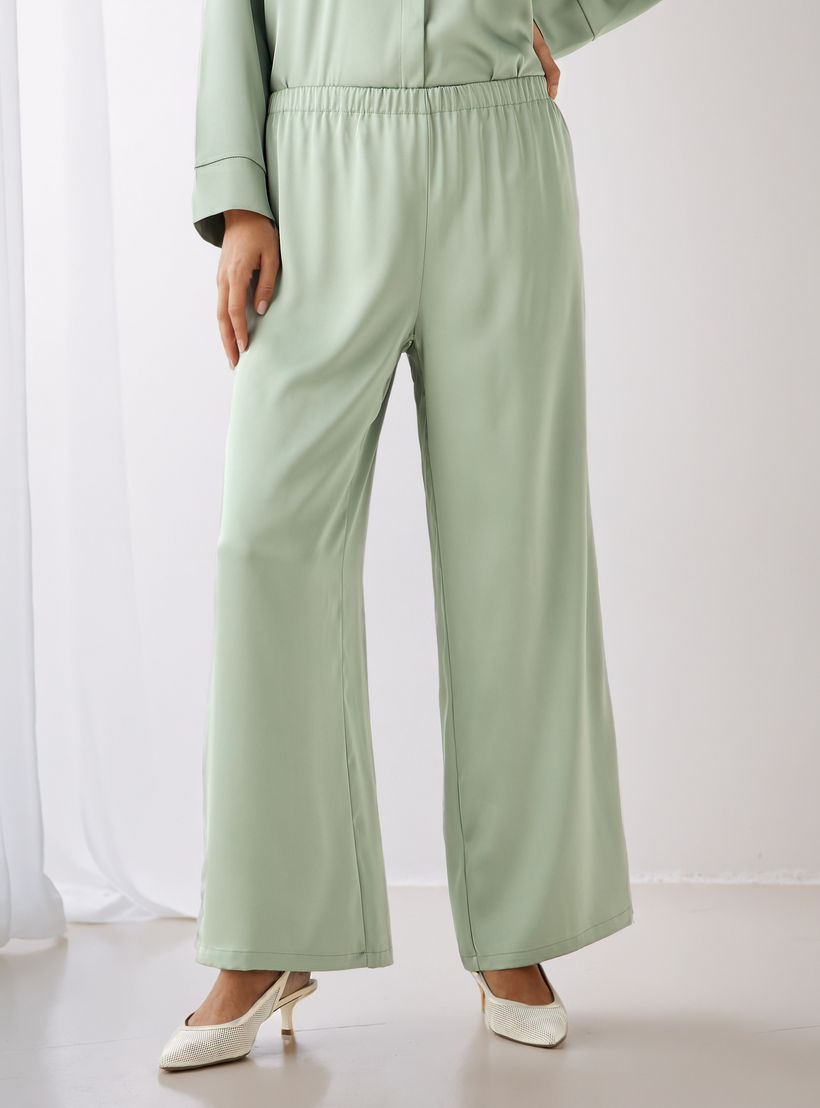 Coord Set with Shirt & Wide Leg Pants-women-clothing-coordsets-image-4