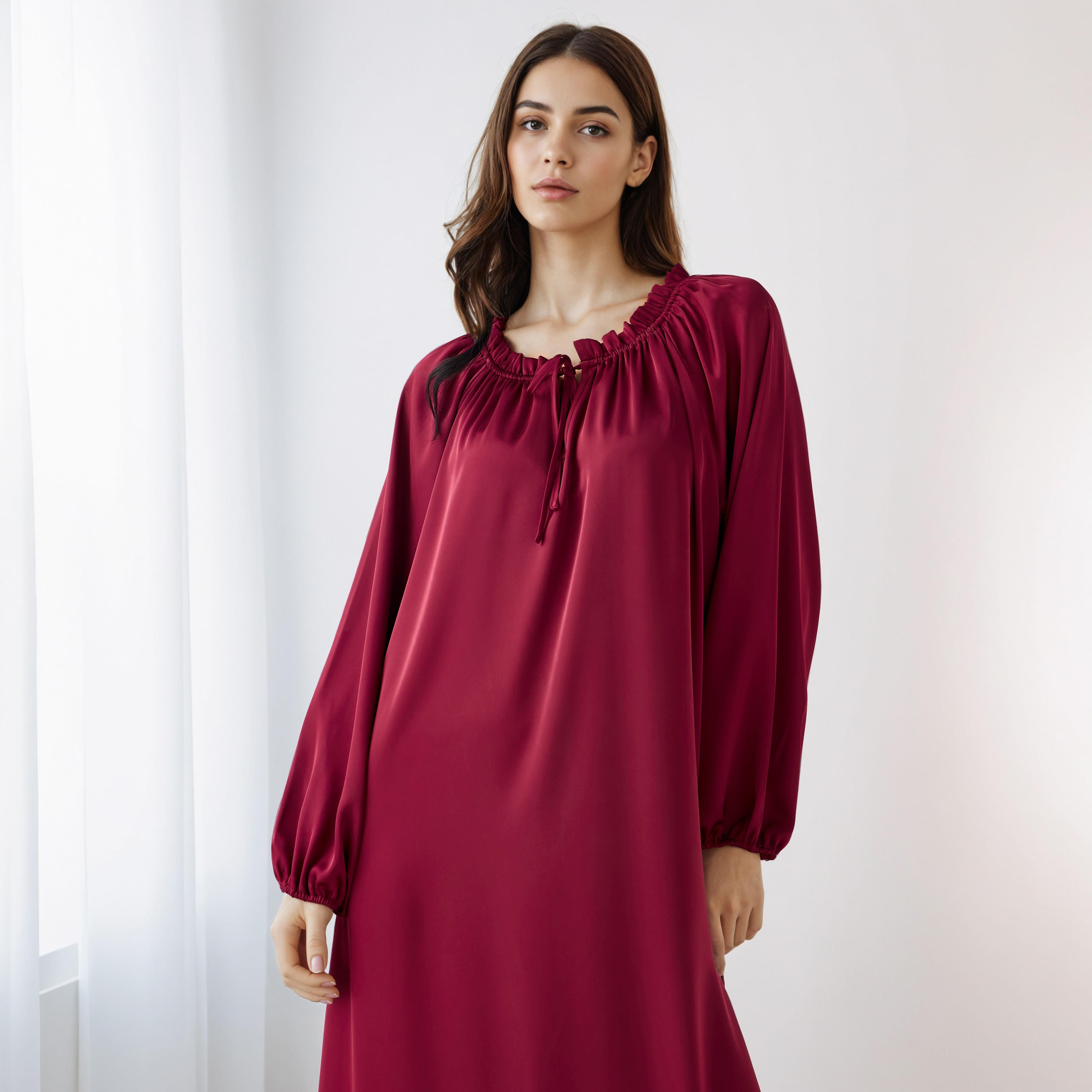 Shift Midi Dress with Tie-Ups-PROMO_SP_AE_2FOR169_110625-image-2