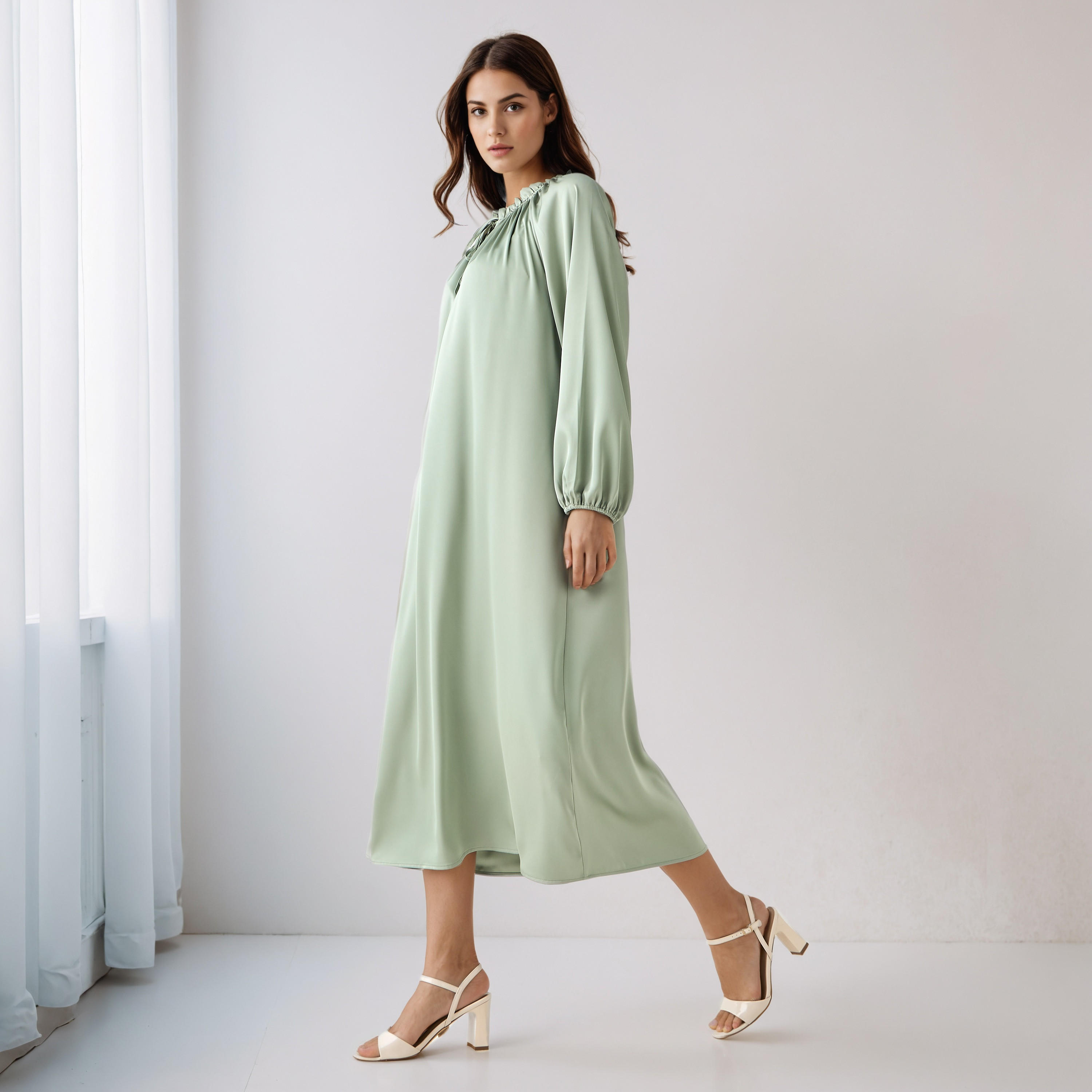 Shift Midi Dress with Tie-Ups-PROMO_SP_AE_2FOR169_110625-image-2
