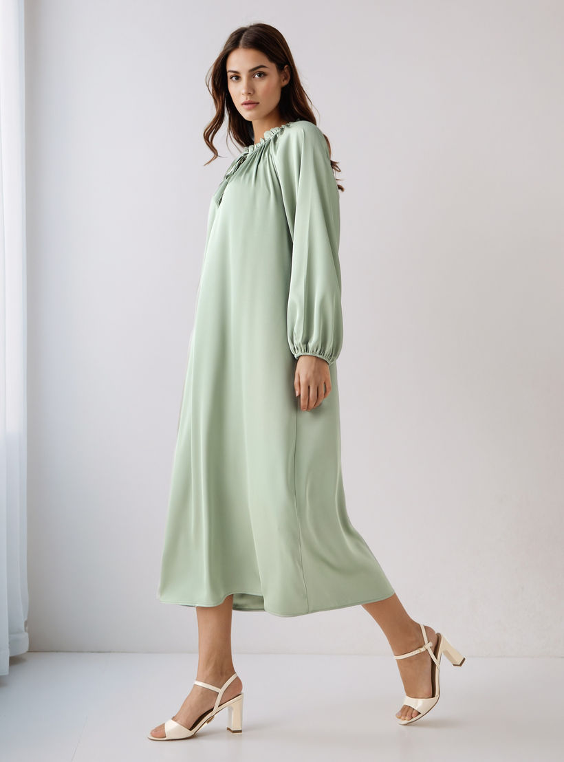 Shift Midi Dress with Tie-Ups-PROMO_SP_AE_2FOR169_110625-image-2