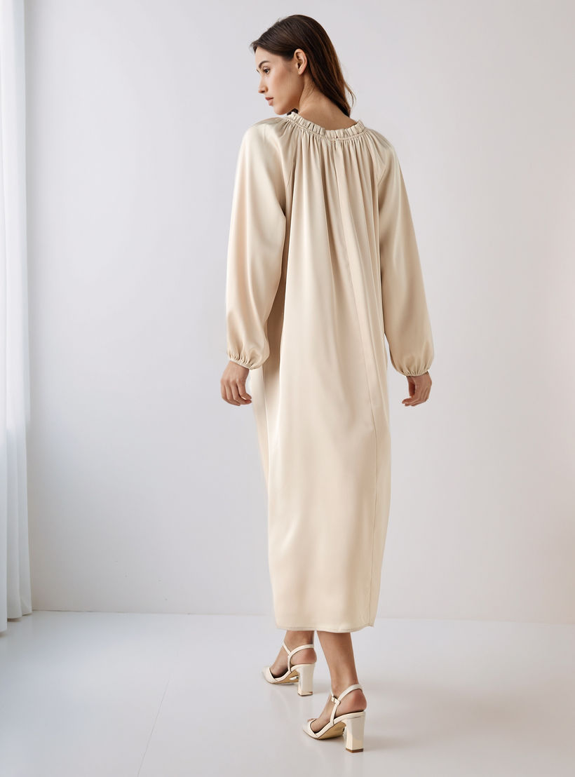Shift Midi Dress with Tie-Ups-PROMO_SP_AE_2FOR169_110625-image-3