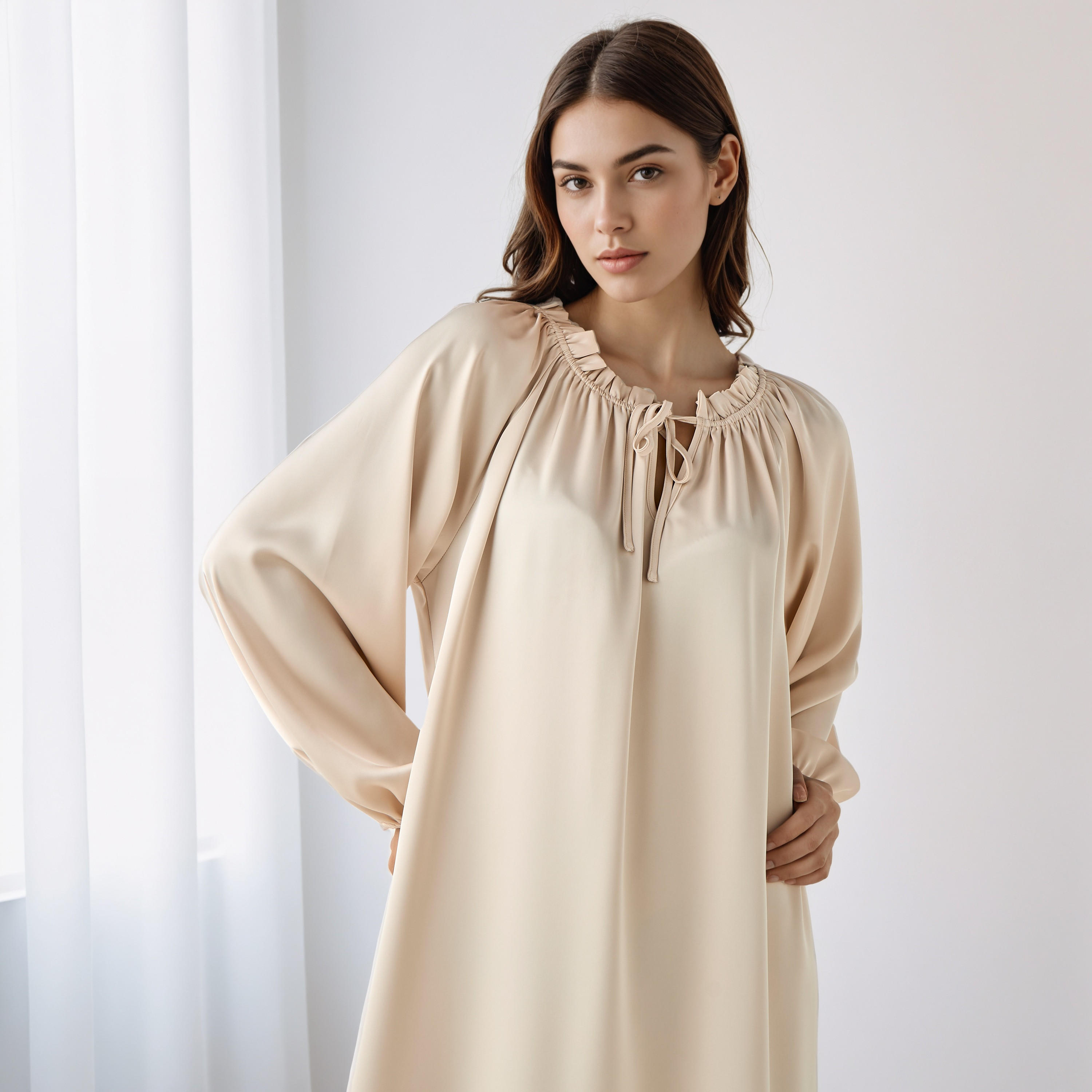 Shift Midi Dress with Tie-Ups-PROMO_SP_AE_2FOR169_110625-image-4