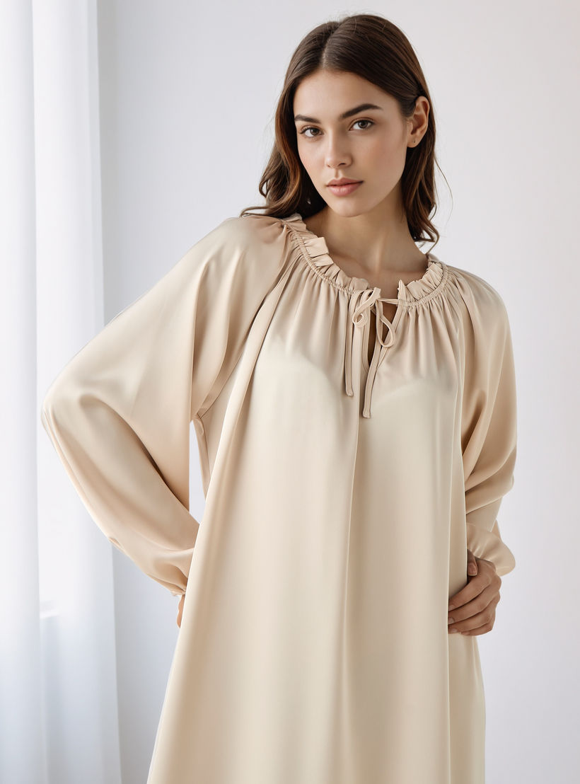 Shift Midi Dress with Tie-Ups-PROMO_SP_AE_2FOR169_110625-image-4