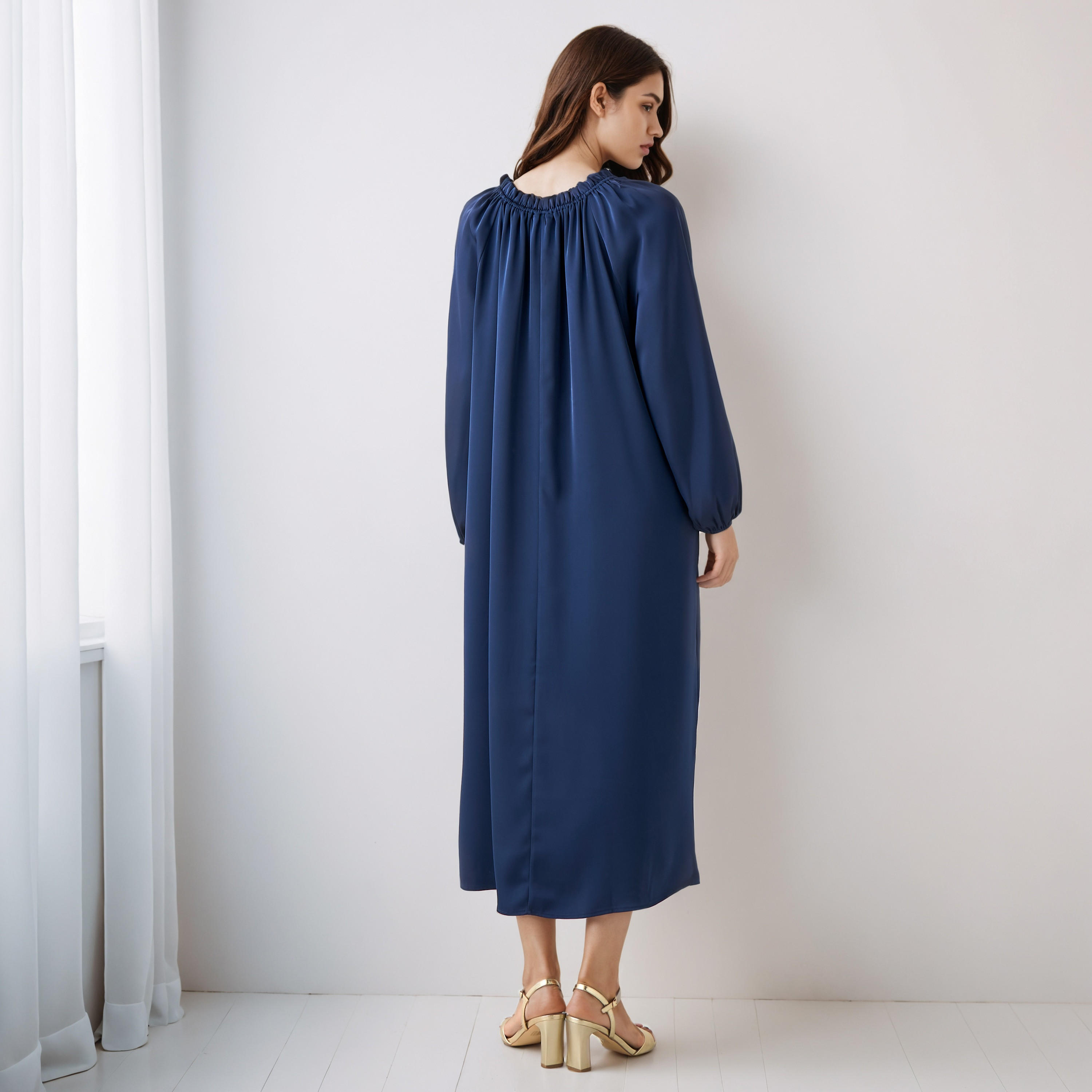 Shift Midi Dress with Tie-Ups-PROMO_SP_AE_2FOR169_110625-image-3