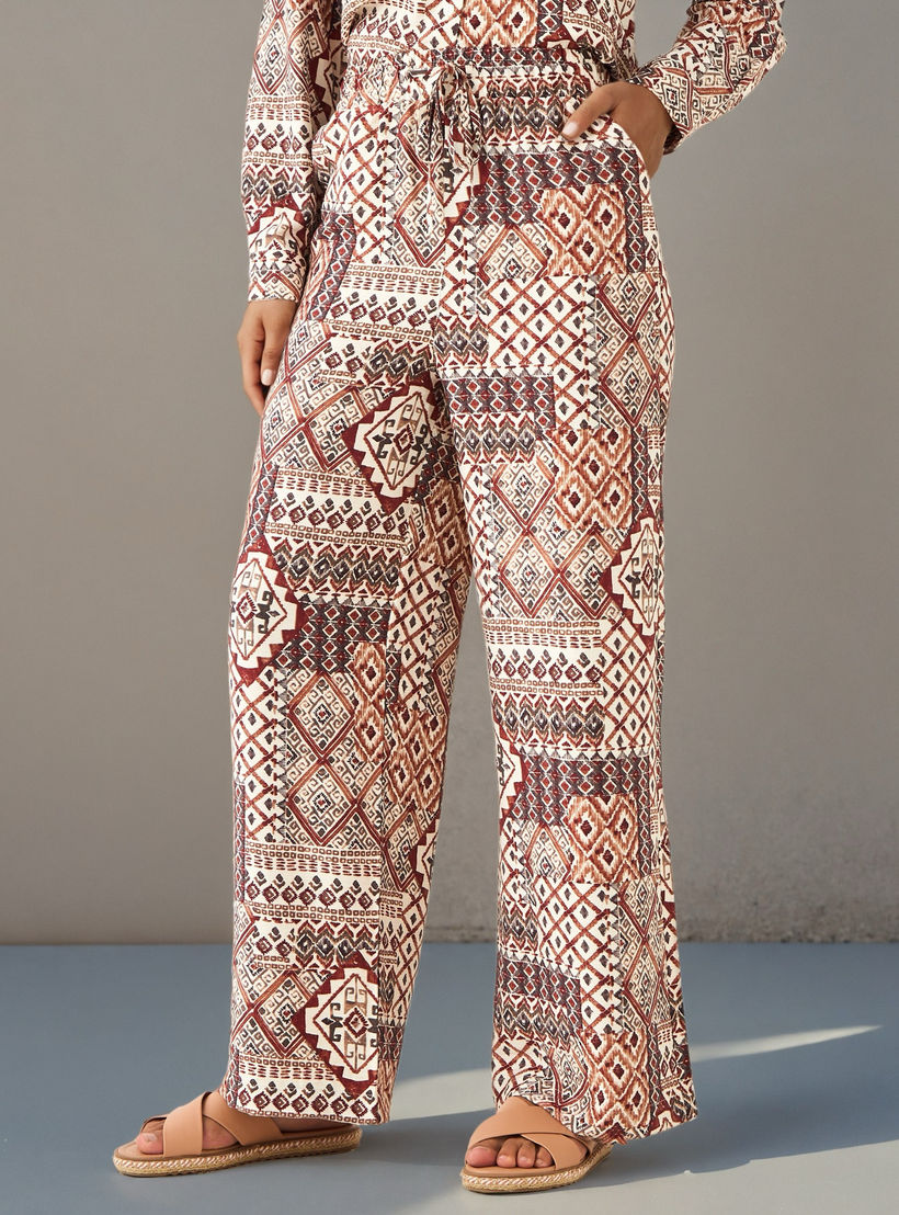 طقم قميص وبنطلون واسع الساقين-women-clothing-coordsets-image-3