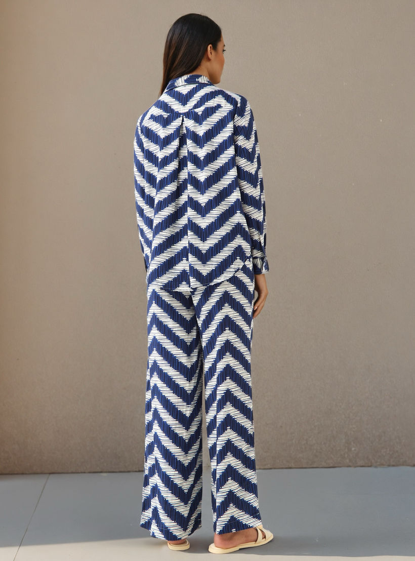 Coord Set with Shirt & Wide Leg Pants-women-clothing-coordsets-image-4