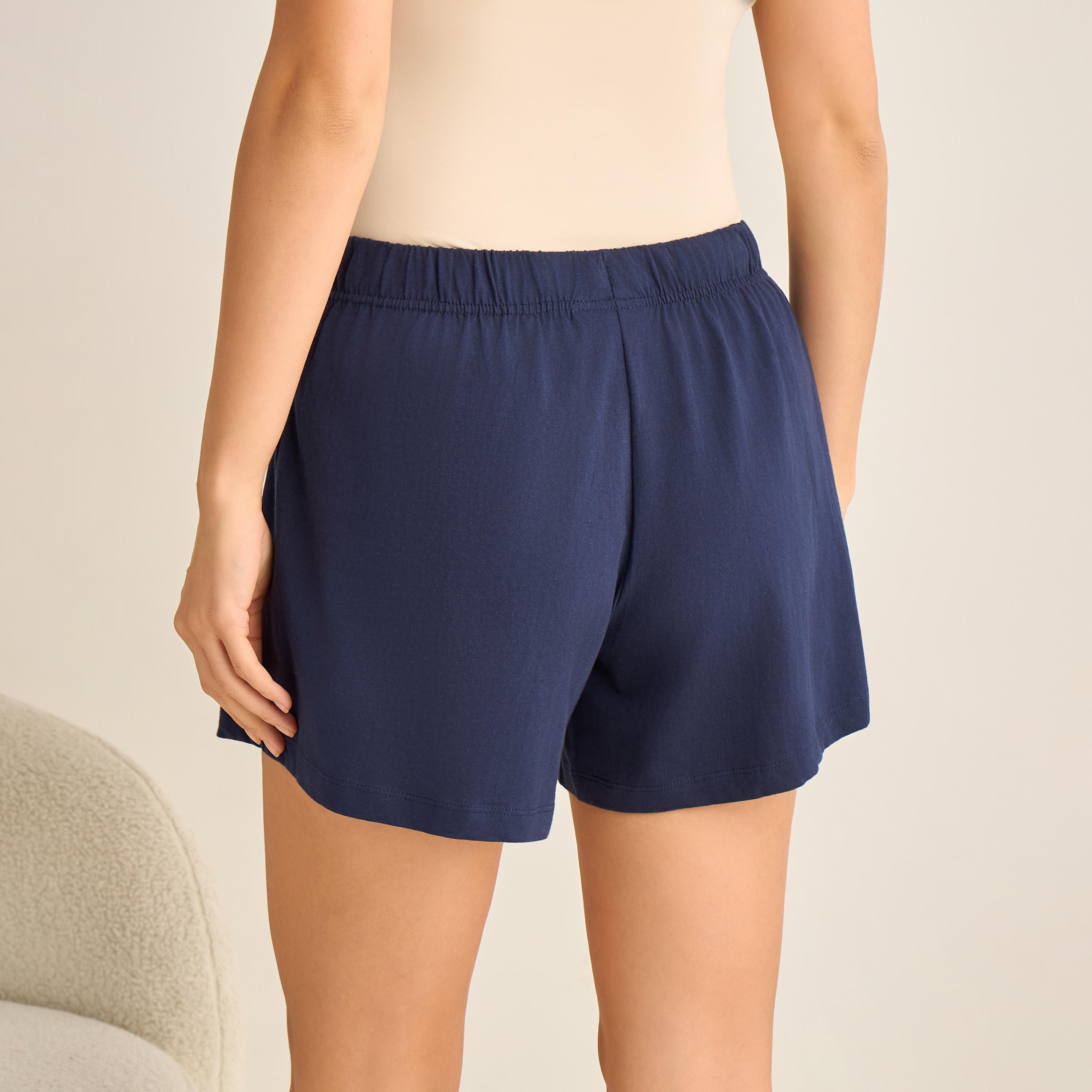 Set of 2 - Drawstring Waist Shorts-women-clothing-nightwear-pyjamas-bottoms-image-5